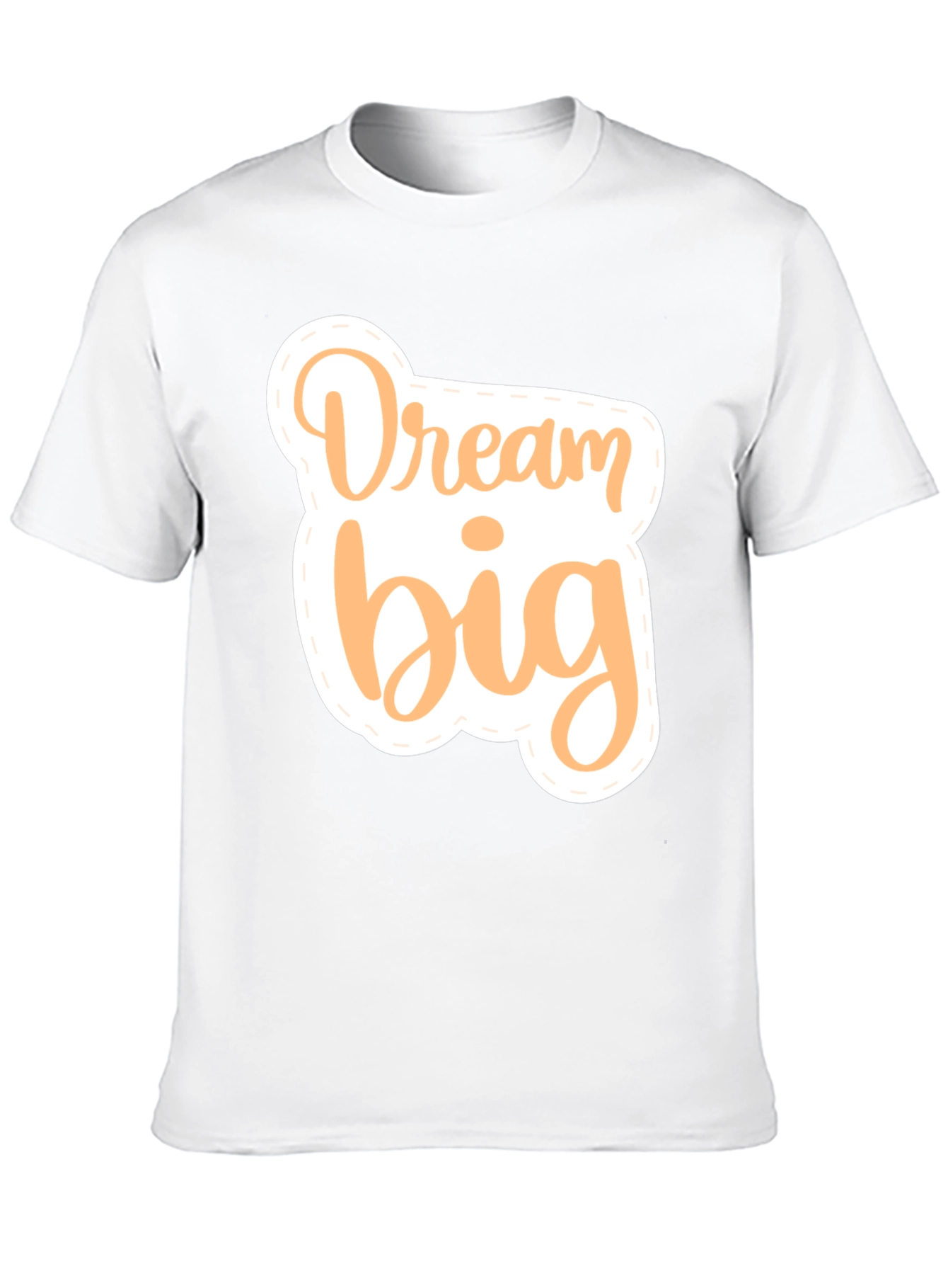 Black Dream Big Graphic Tee - Inspirational Black T-Shirt view 10