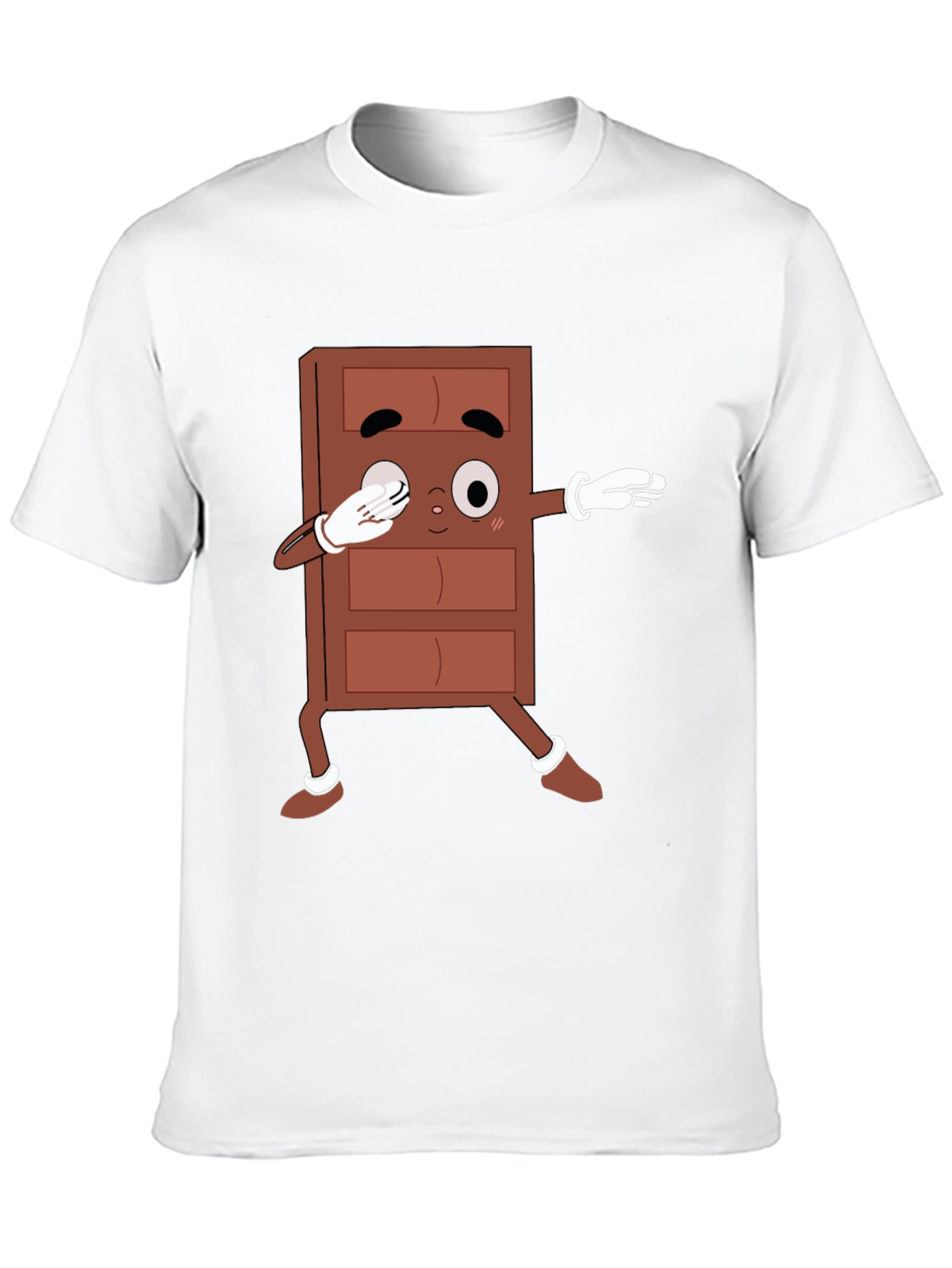 Black Chocolate Dab T-Shirt - Funny Cartoon Tee view 10