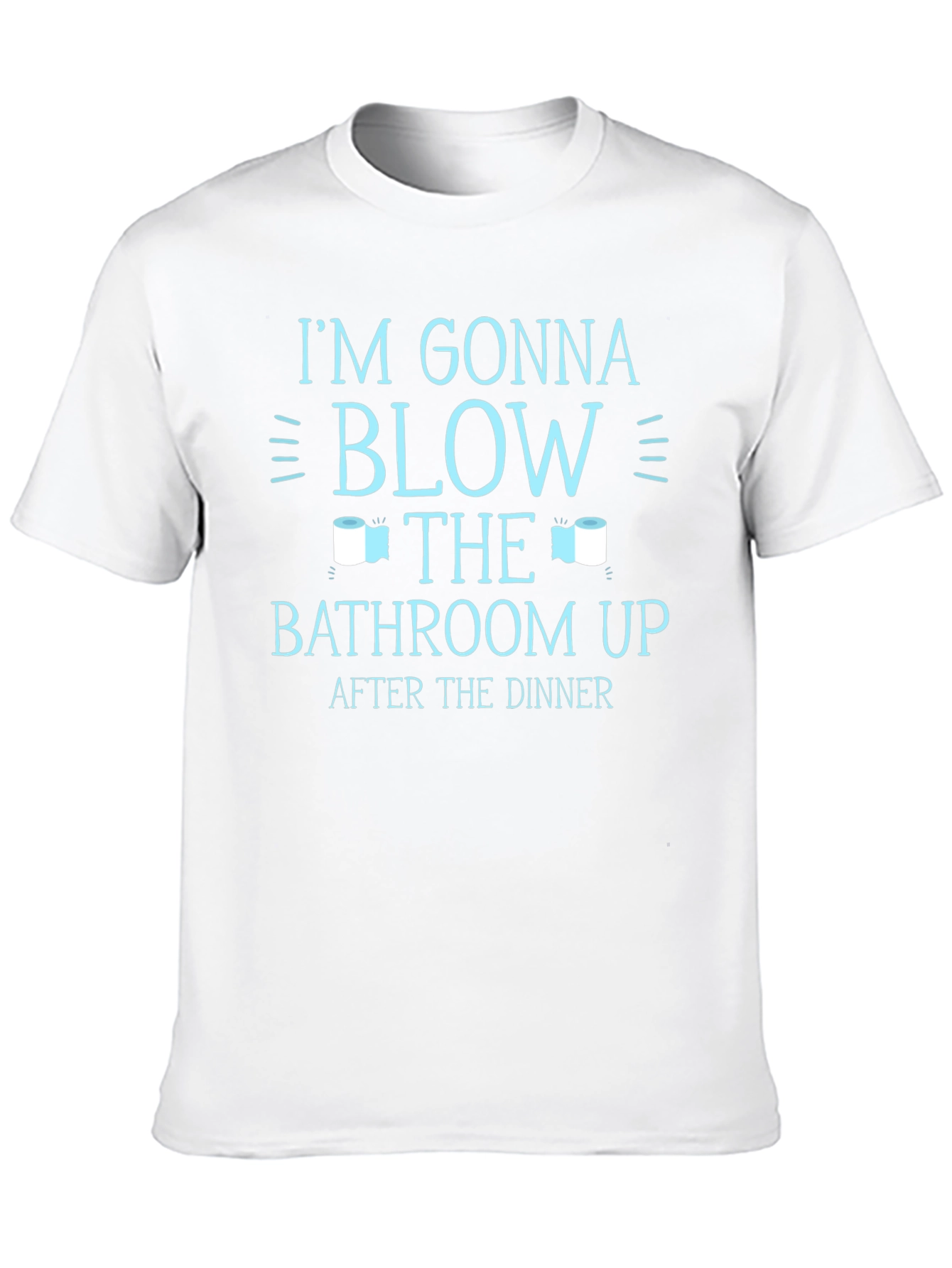Black Funny Bathroom Humor T-Shirt view 10