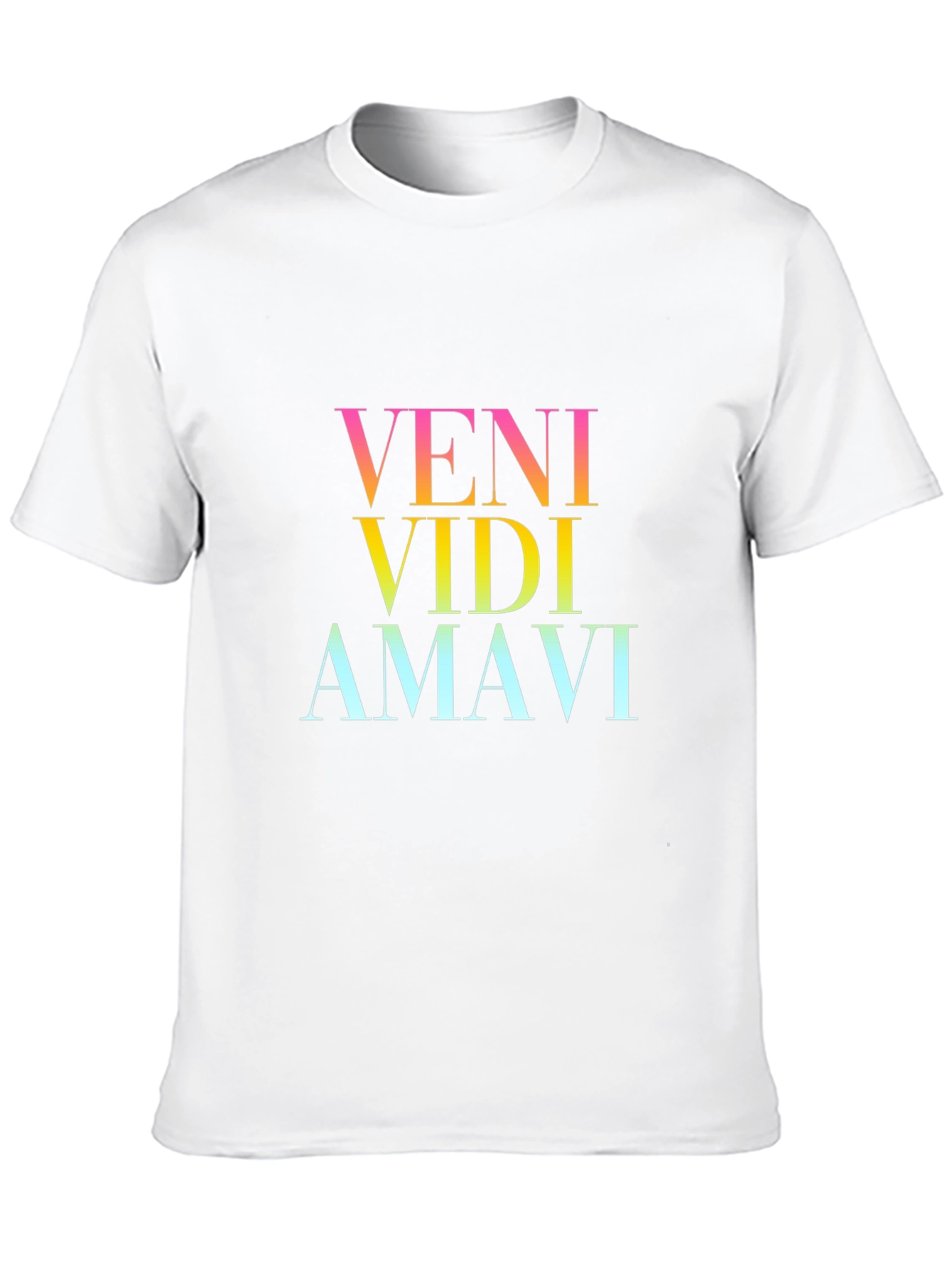 Black Veni Vidi Amavi Gradient Tee view 10