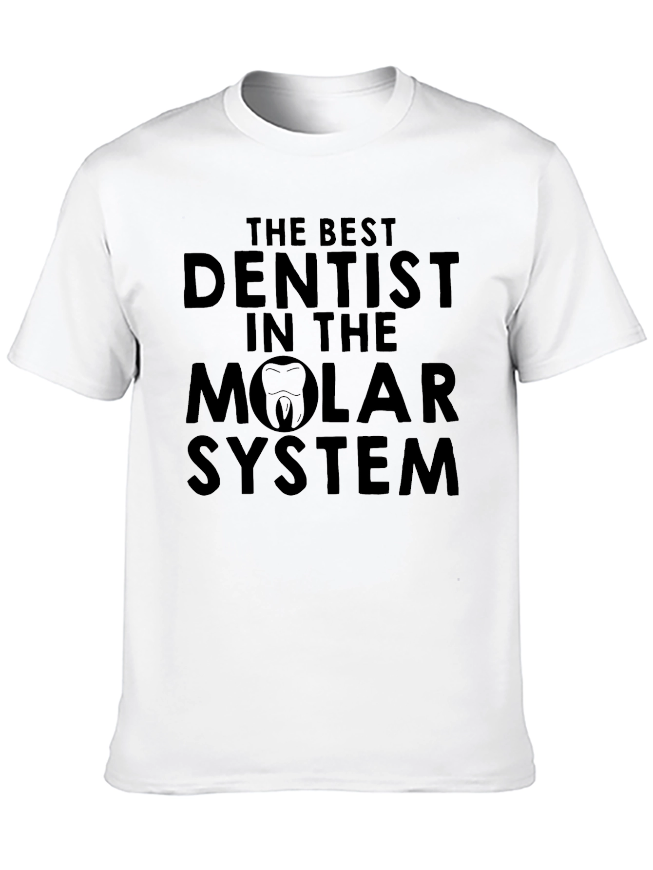 Black Best Dentist T-Shirt - Molar System Tee view 10