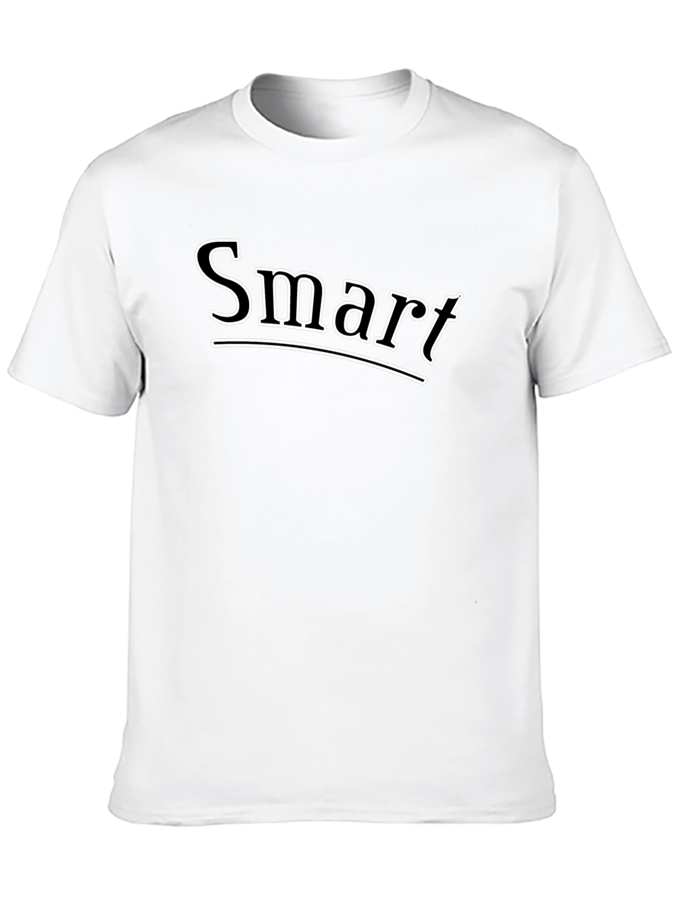 Black Smart T-Shirt - Casual Graphic Tee view 10