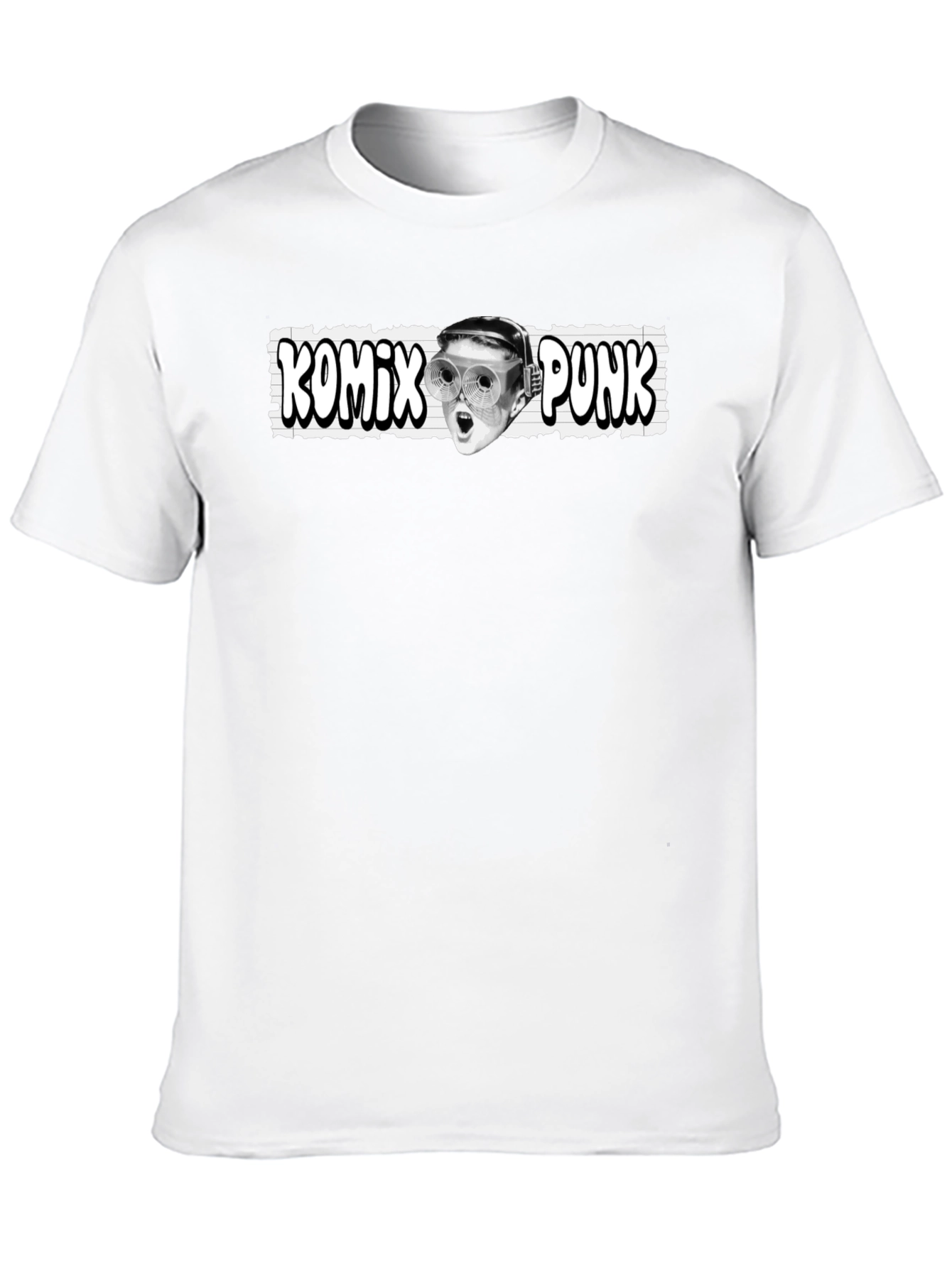 Black Komix Punk Graphic Tee - Black view 10