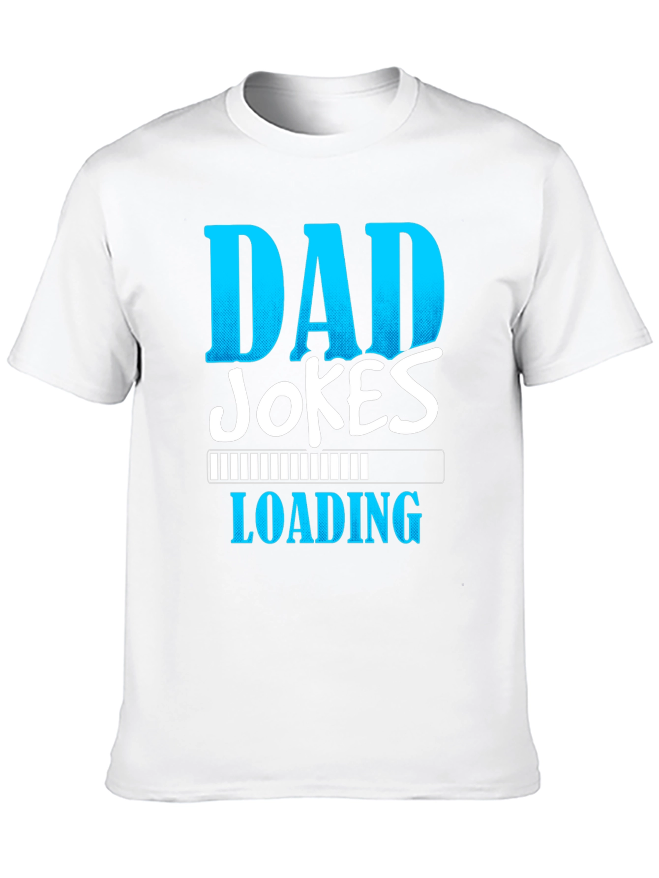 Black Dad Jokes Loading T-Shirt - Funny Father's Day Gift view 10