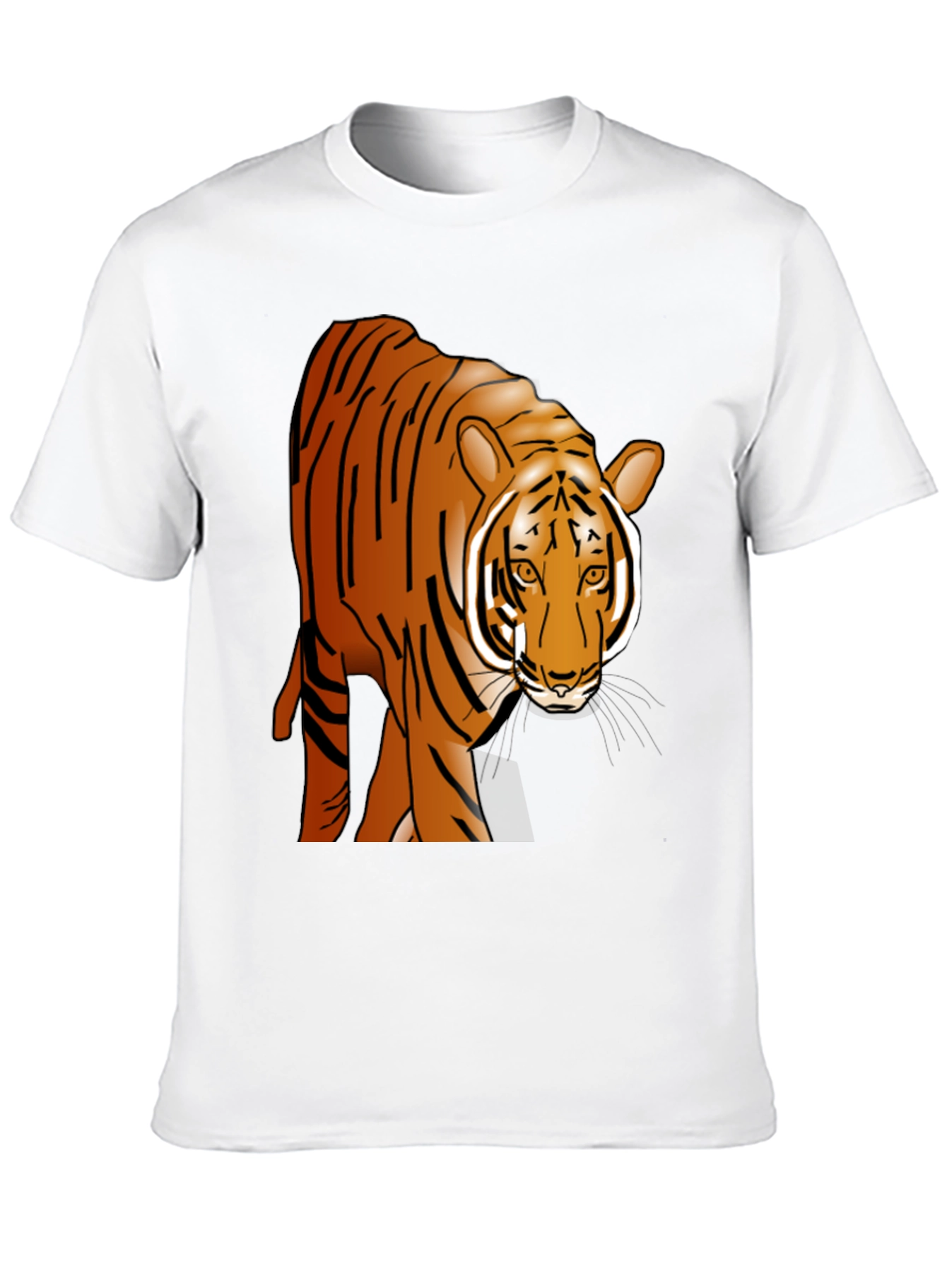 Black Tiger Graphic Black T-Shirt - Wildlife Tee view 10