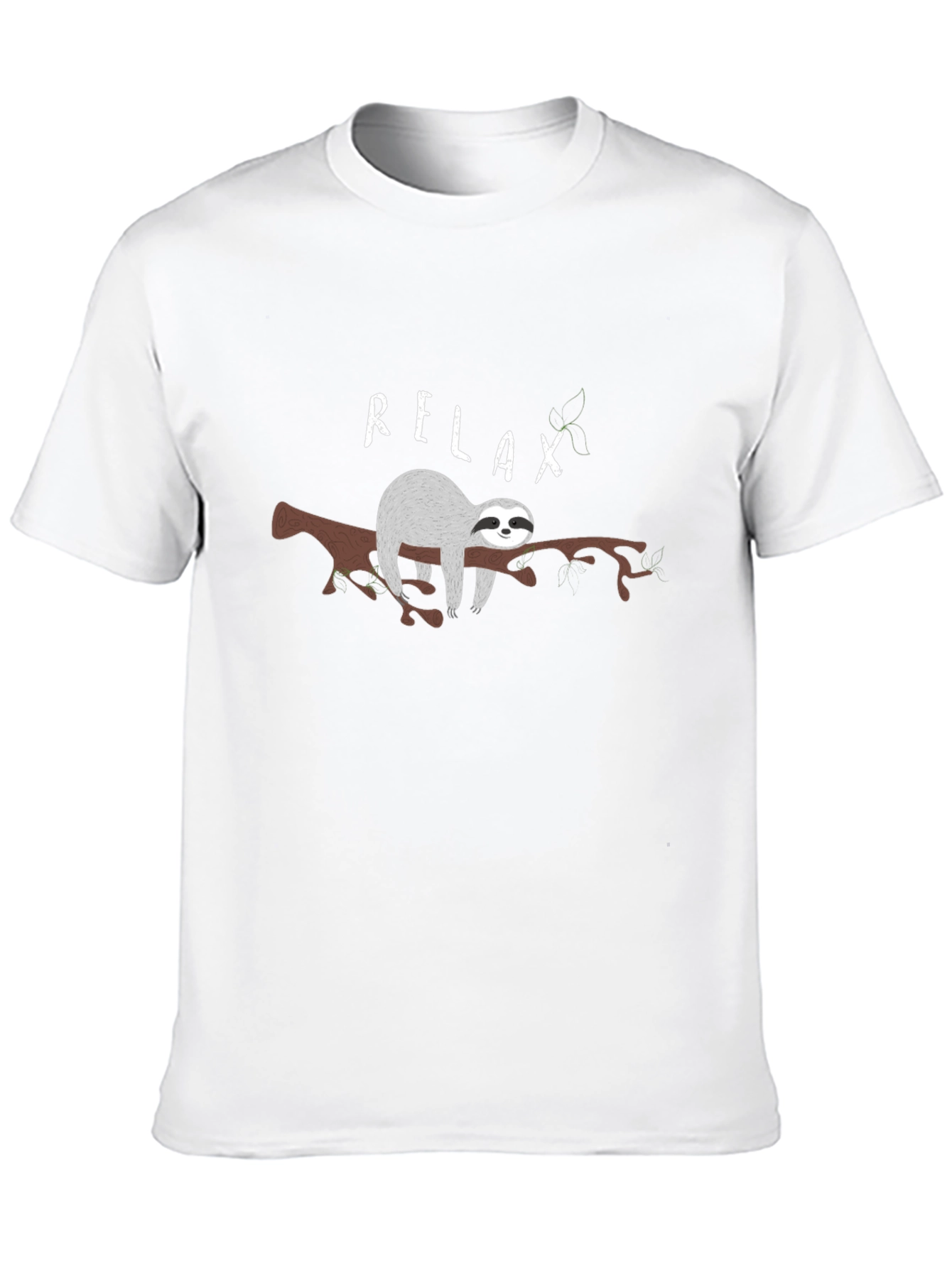 Black Relax Sloth T-Shirt view 10