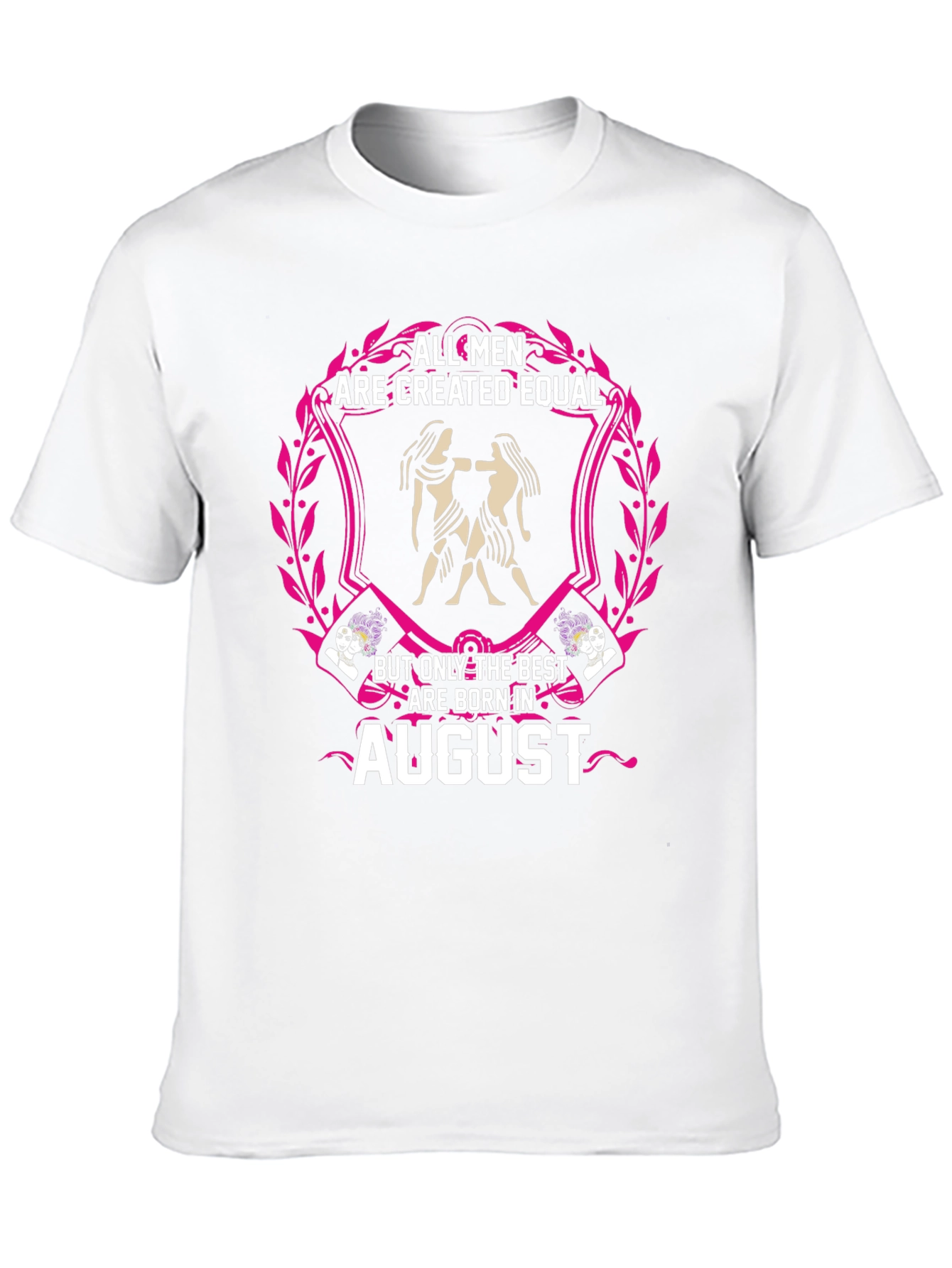 Black August Birthday Gemini Men's Graphic Tee view 10