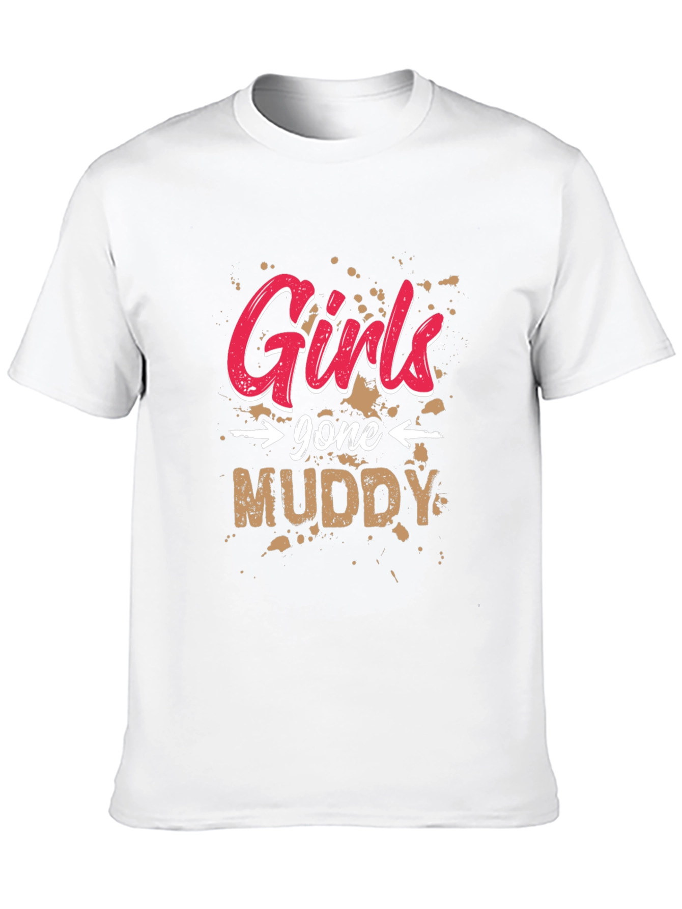 Black Girls Gone Muddy Black T-Shirt view 10