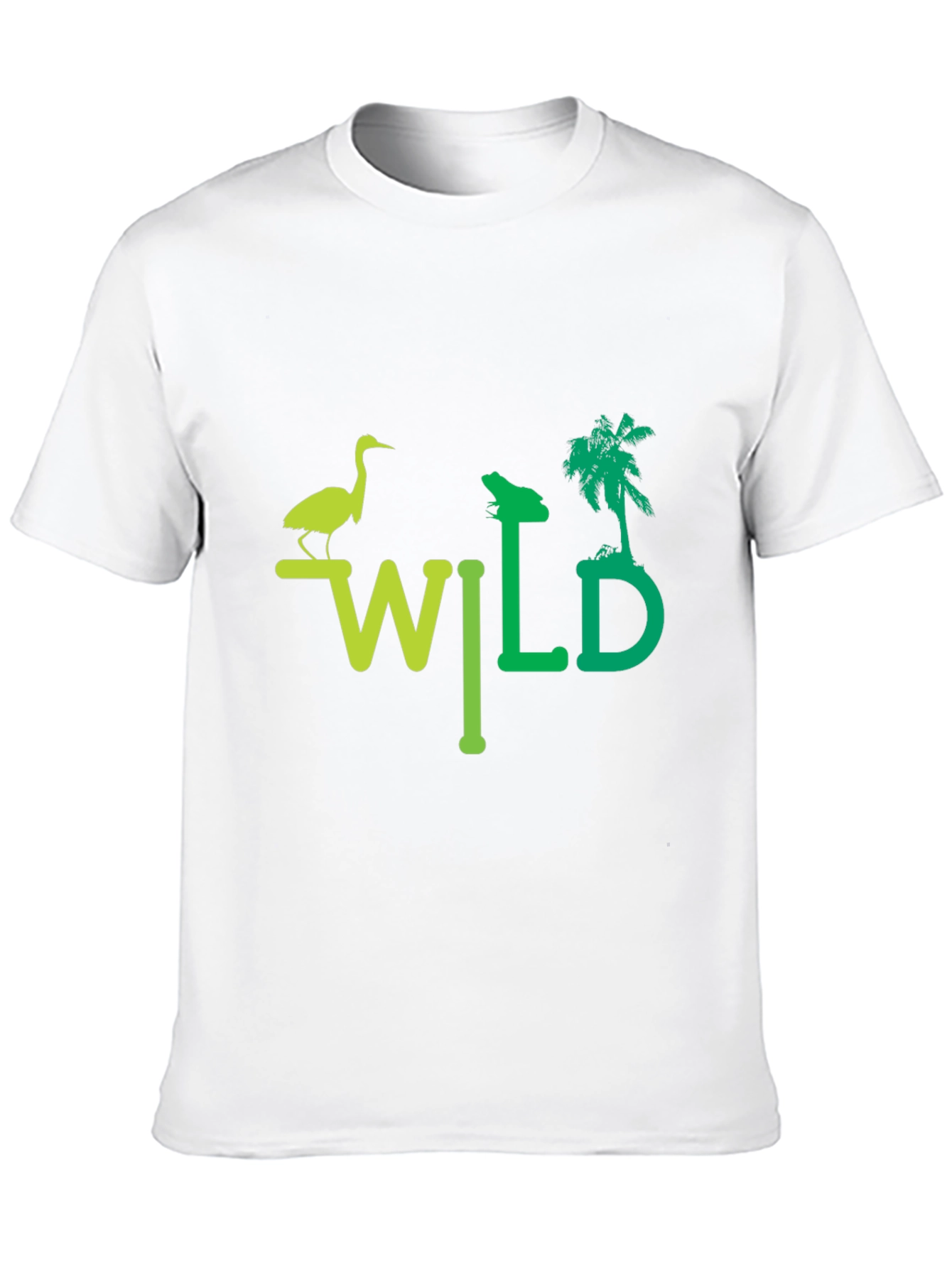 Black Wild Nature Graphic T-Shirt - Unisex Black Tee view 10