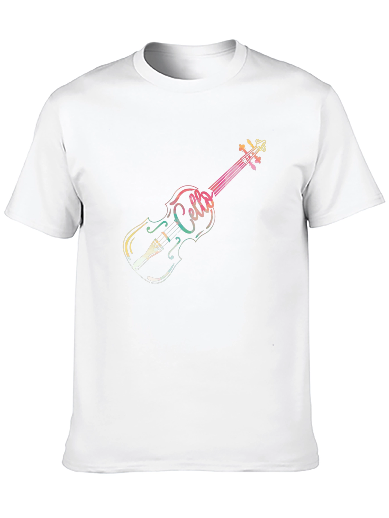 Black Cello Musical Instrument T-Shirt - Unique Design view 10