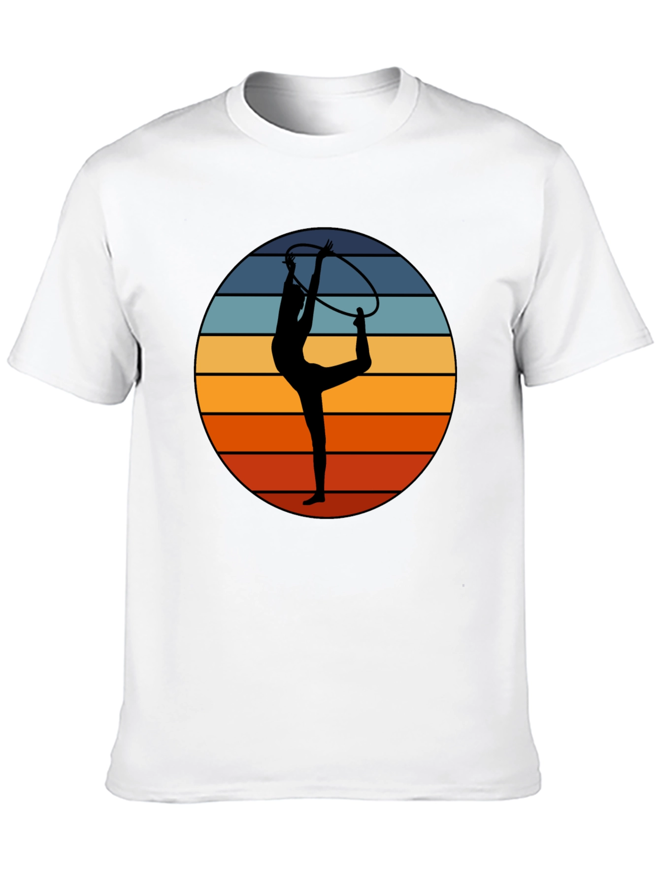 Black Retro Gymnast T-Shirt view 10