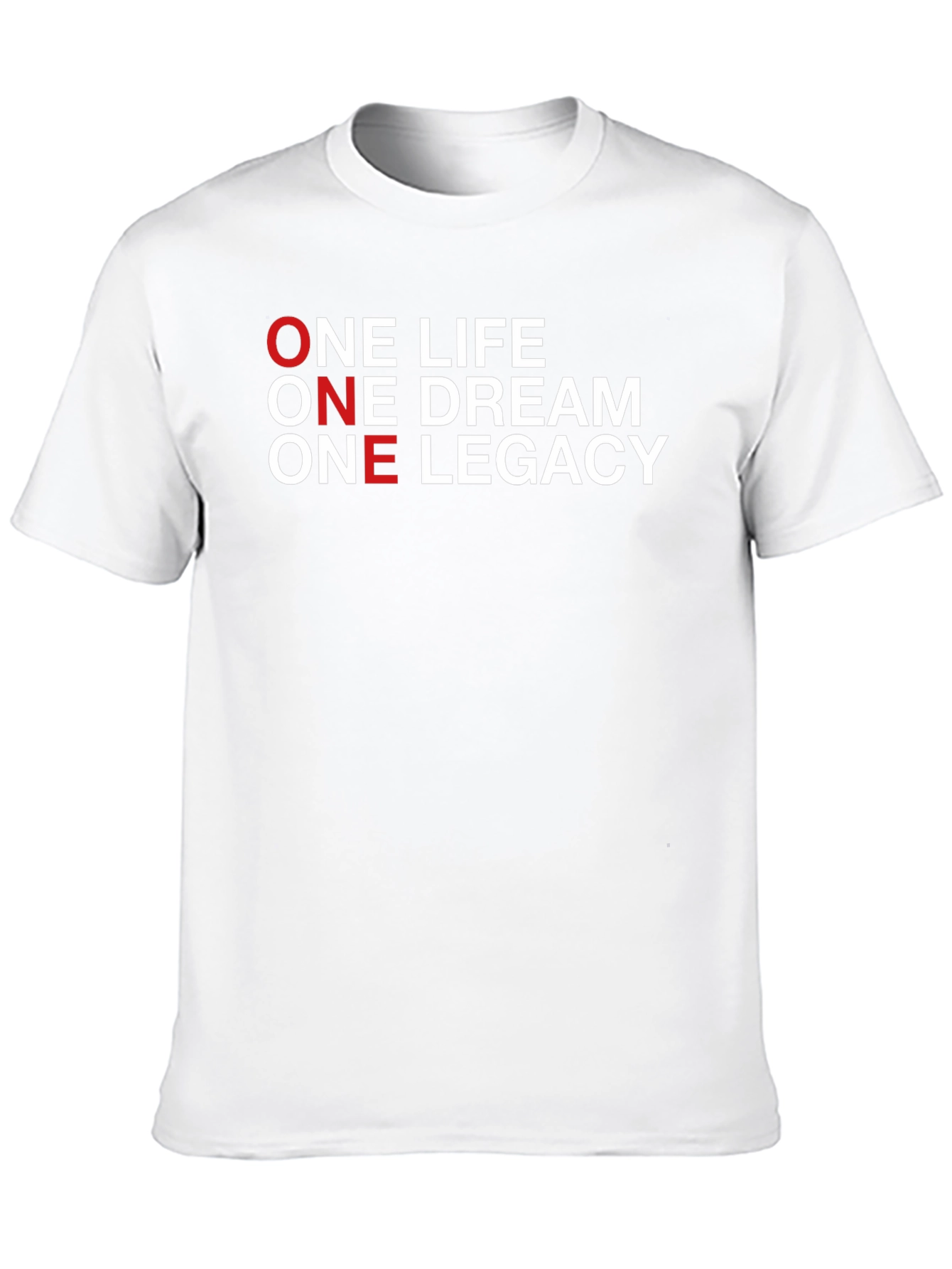 Black One Life, One Dream, One Legacy Graphic Tee view 10