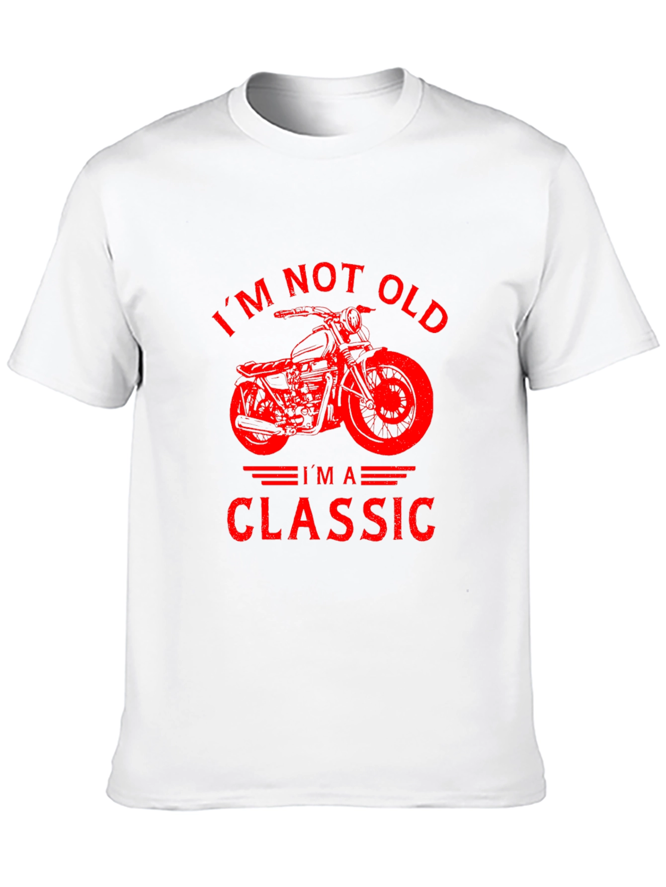 Black I'm Not Old I'm a Classic Motorcycle Graphic T-Shirt view 10