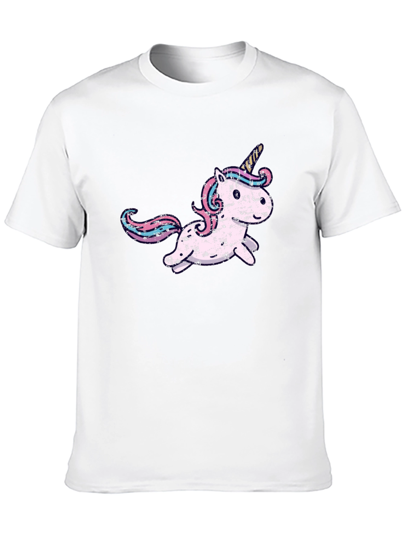 Black Unicorn Graphic Tee - Men's Black T-Shirt view 10