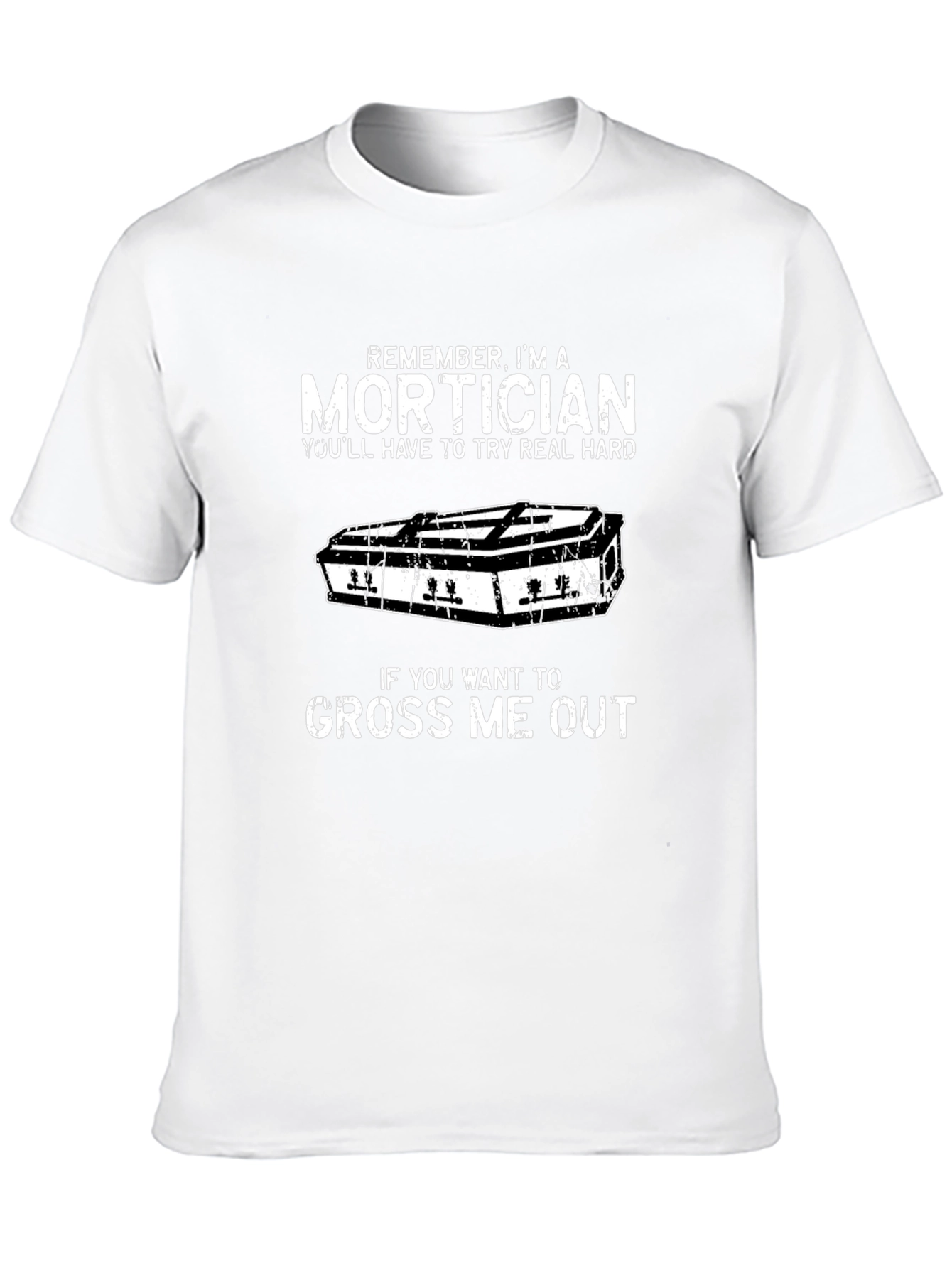Black Mortician T-Shirt - Funny Funeral Humor view 10