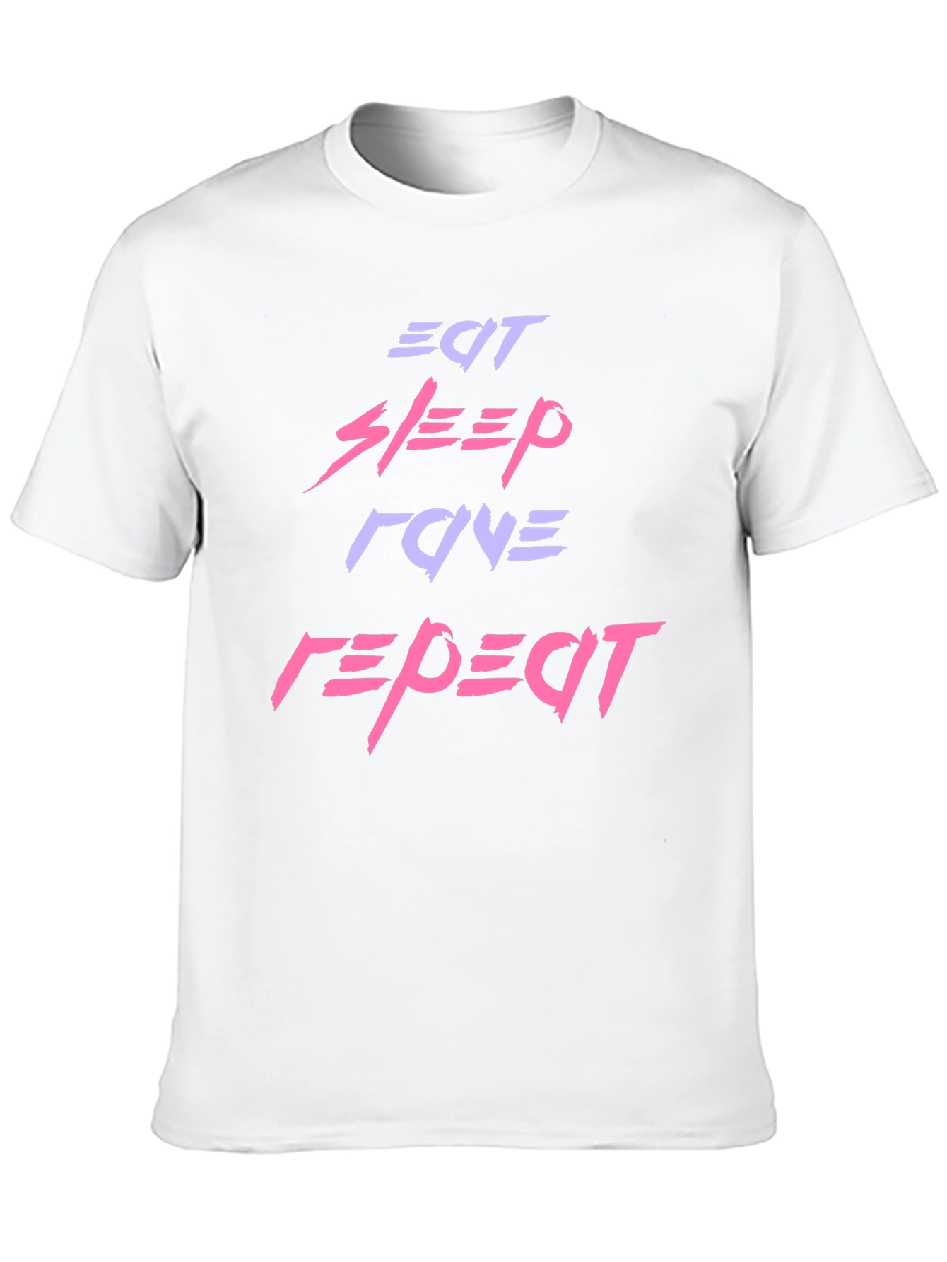 Black Eat Sleep Love Repeat Graphic Tee view 10