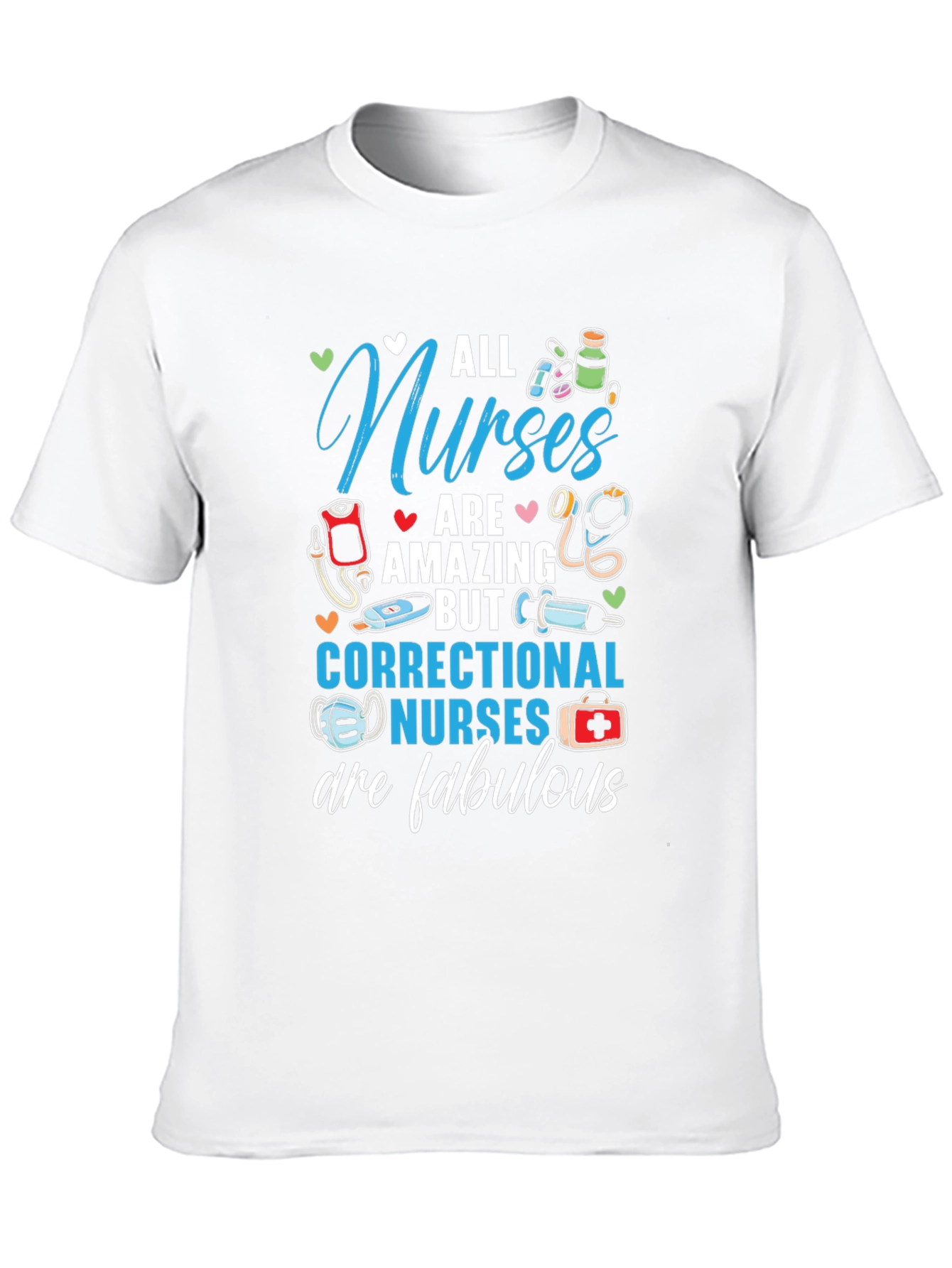 Black Correctional Nurse Fabulous T-Shirt view 10