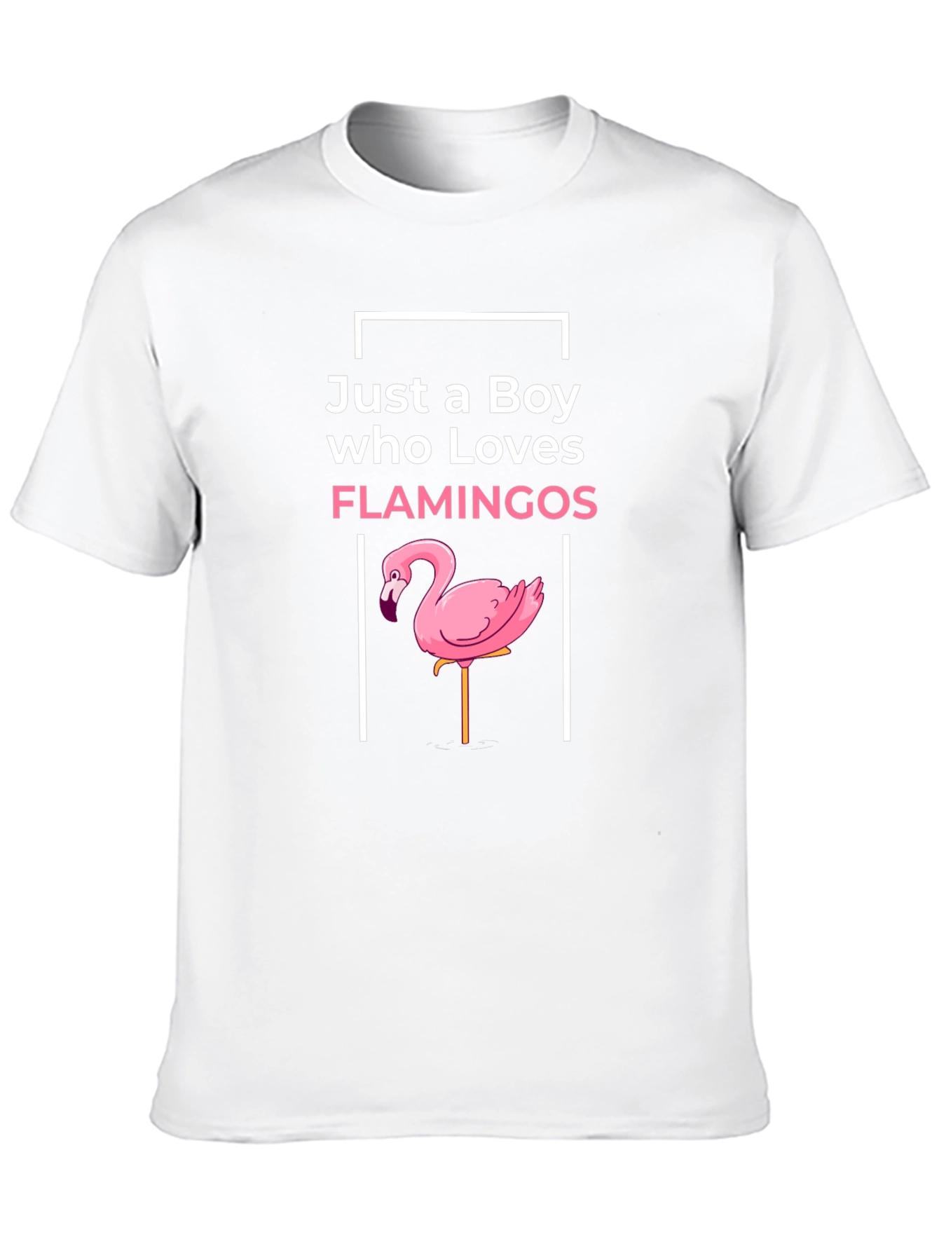 Black Boy Who Loves Flamingos Graphic Tee view 10