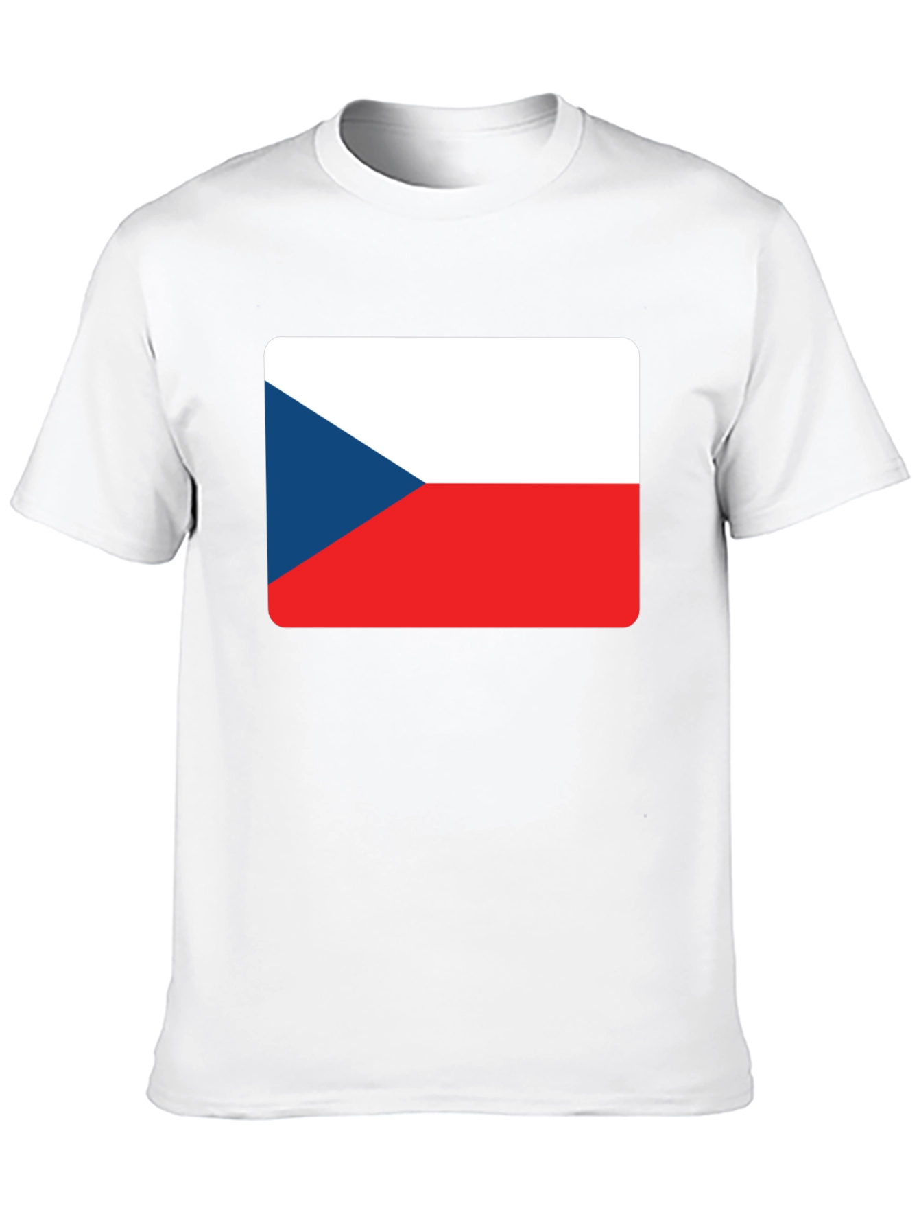 Black Czech Republic Flag T-Shirt view 10