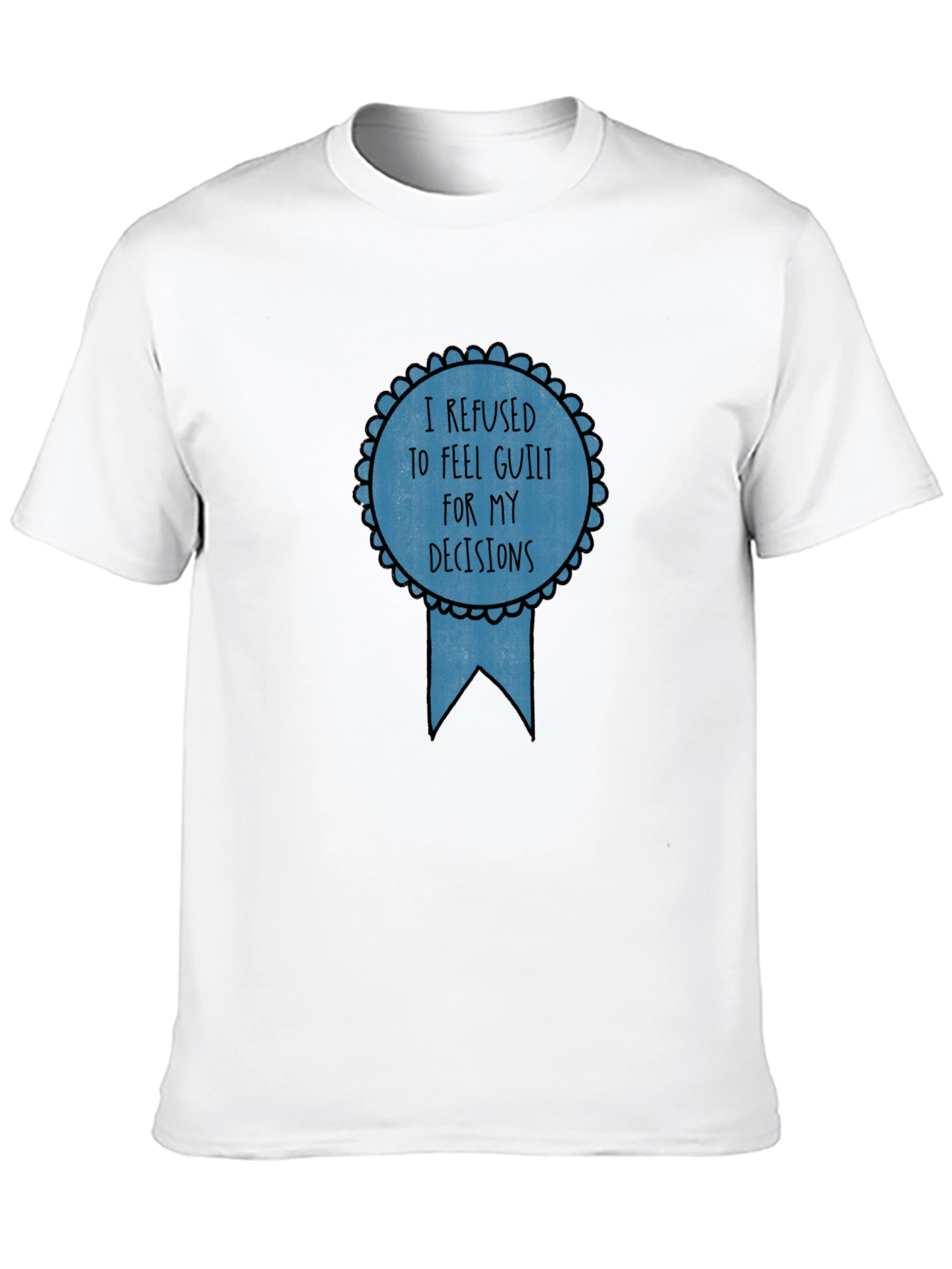 Black I Refuse To Feel Guilt T-Shirt view 10