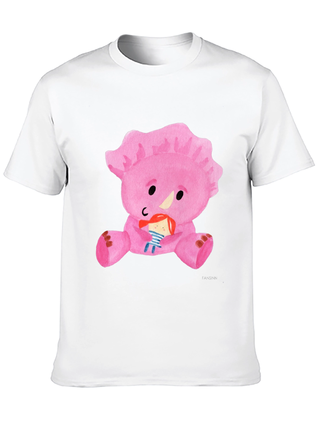 Black Pink Dinosaur T-Shirt view 10