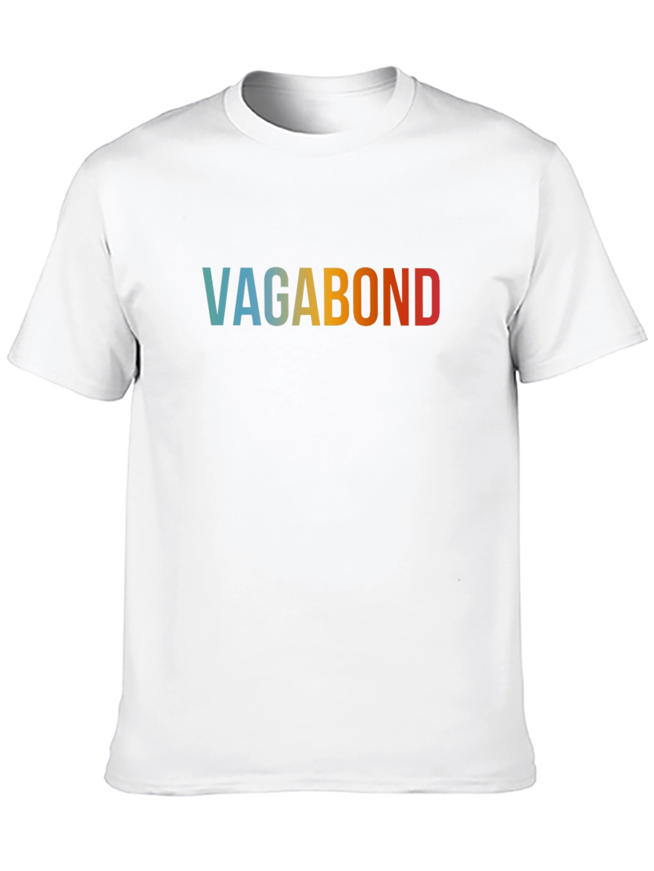 Black Vagabond Colorful Text Graphic Tee view 10