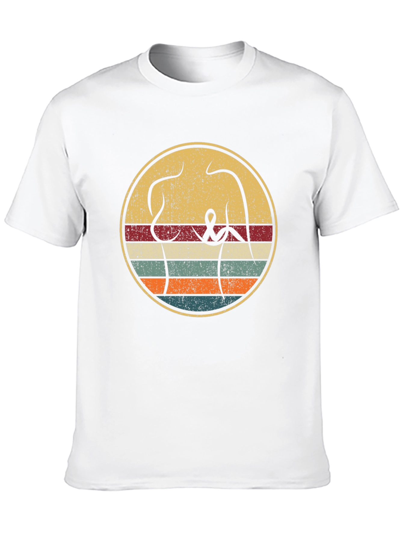 Black Retro Breast Cancer Awareness T-Shirt view 10