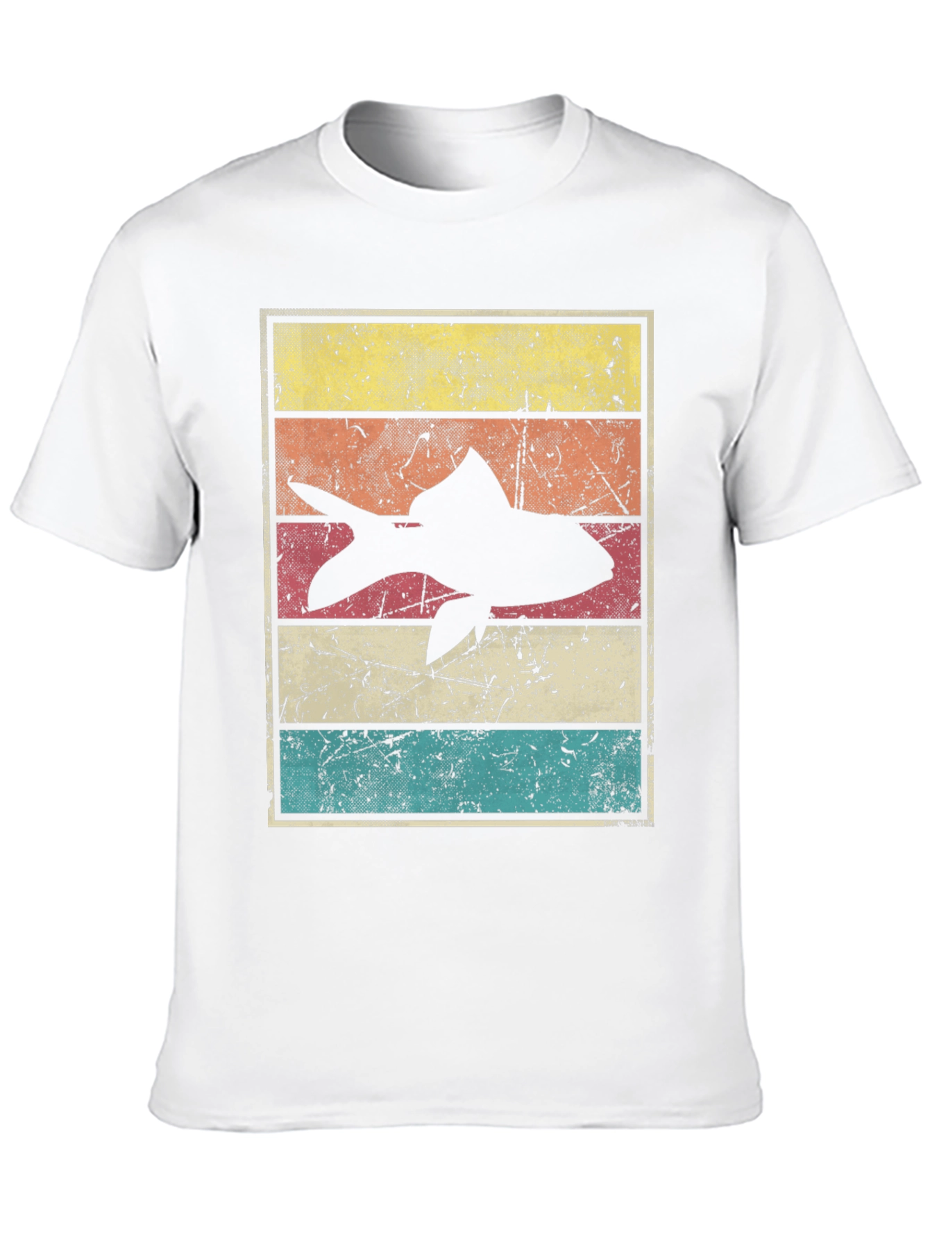 Black Retro Fish Graphic Tee - Vintage Style view 10