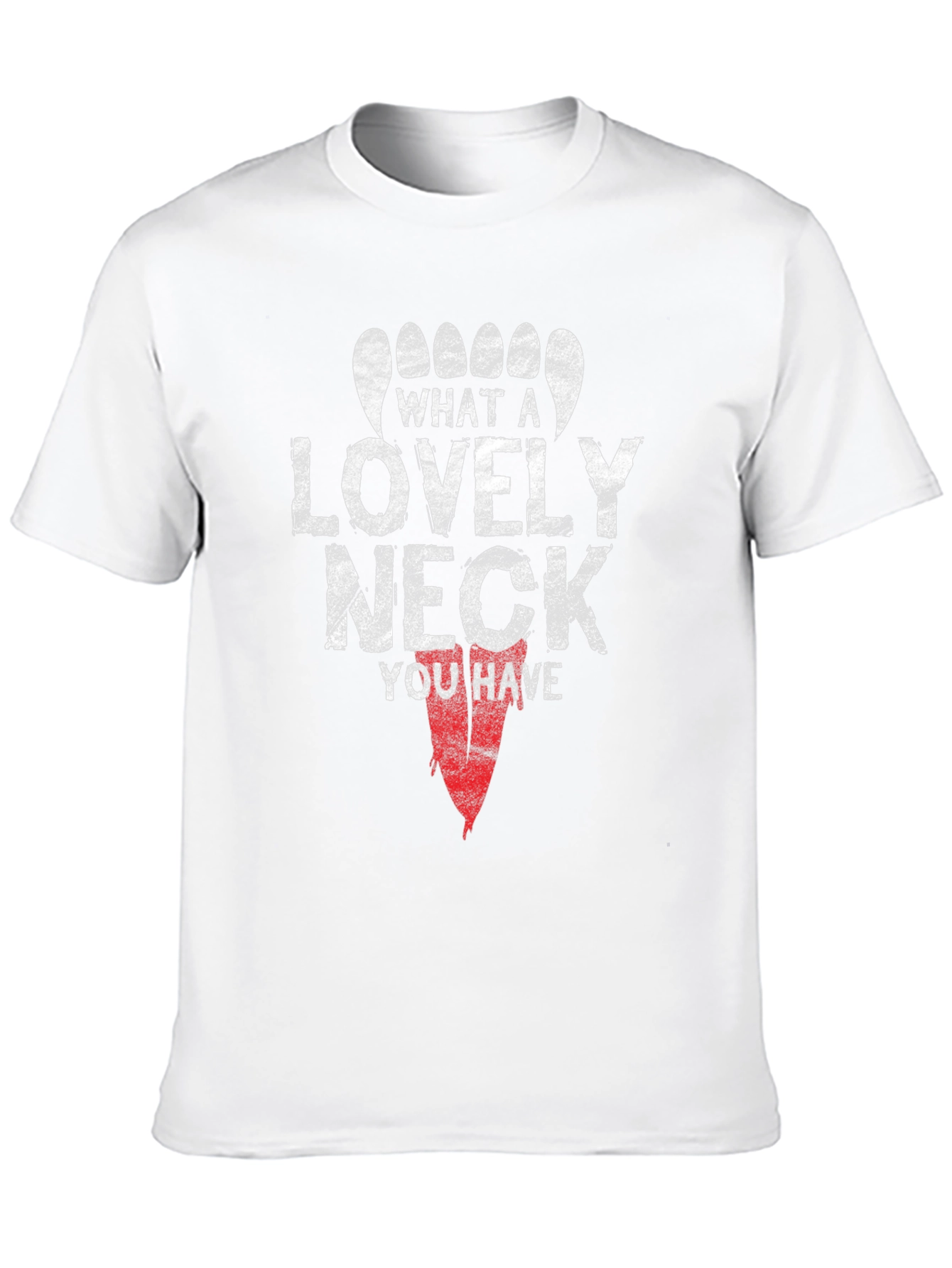 Black What a Lovely Neck Graphic T-Shirt view 10