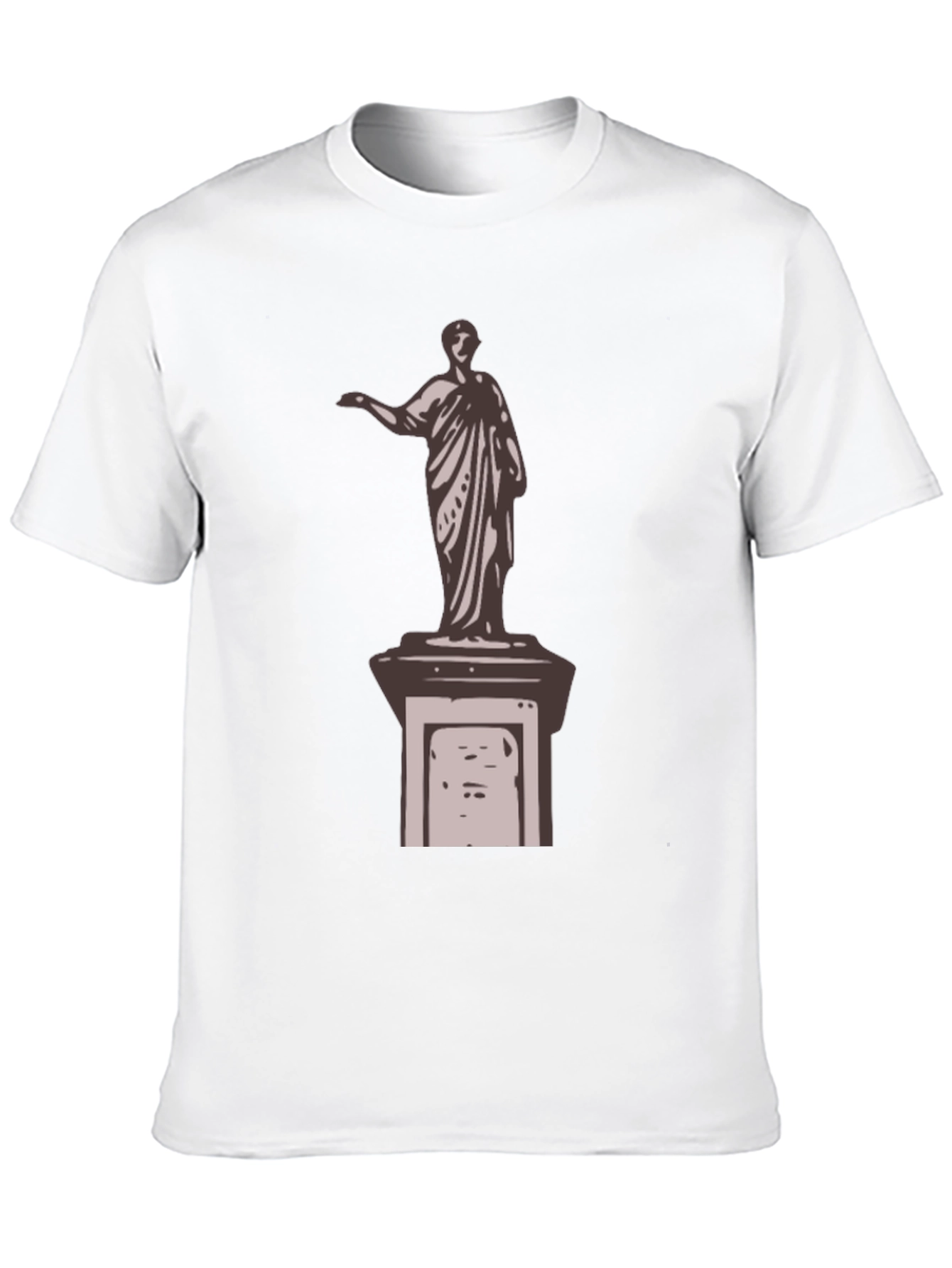 Black Statue Graphic T-Shirt - Cool Design view 10