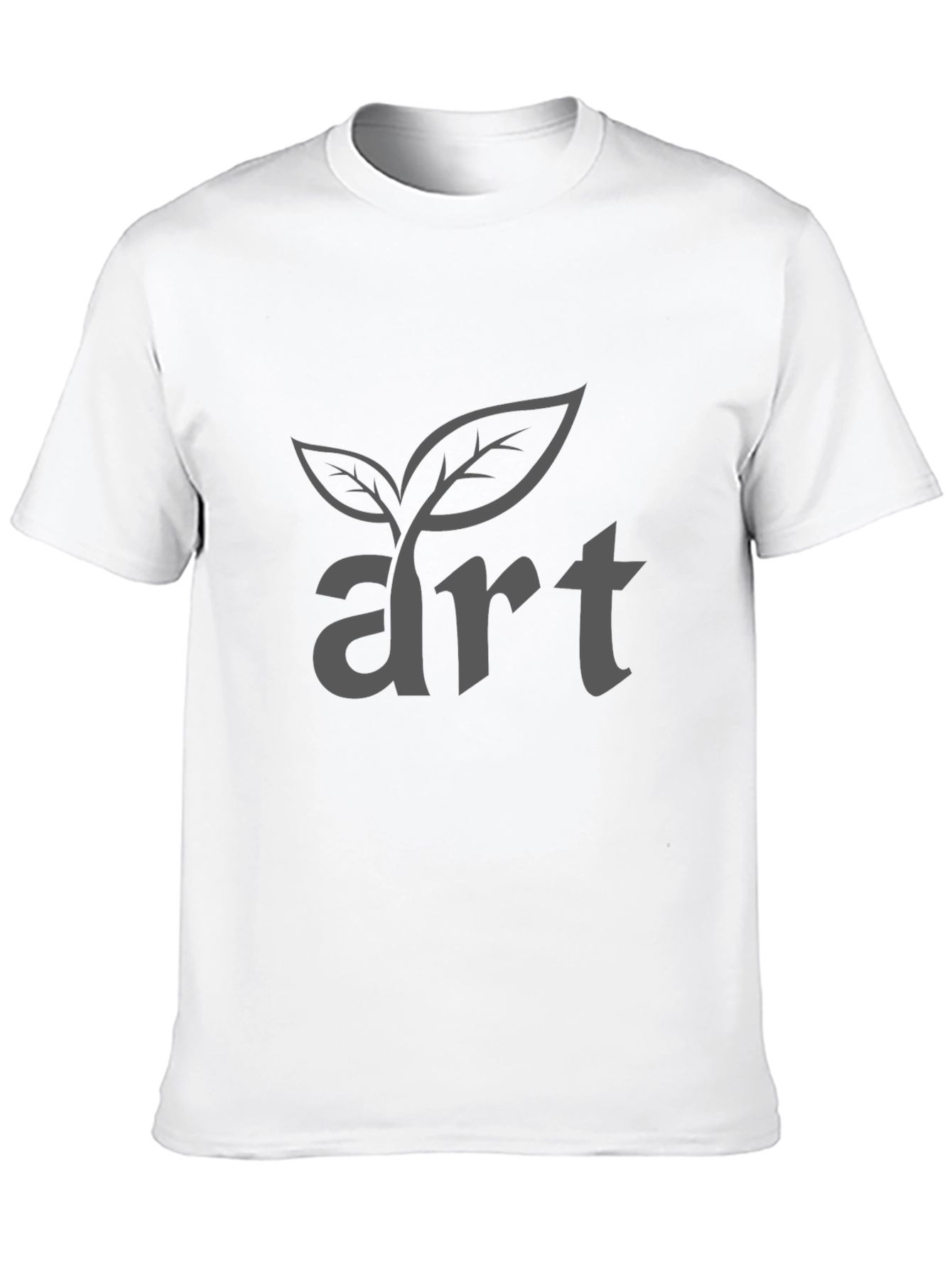 Black Nature Art T-Shirt - Eco-Friendly Design view 10