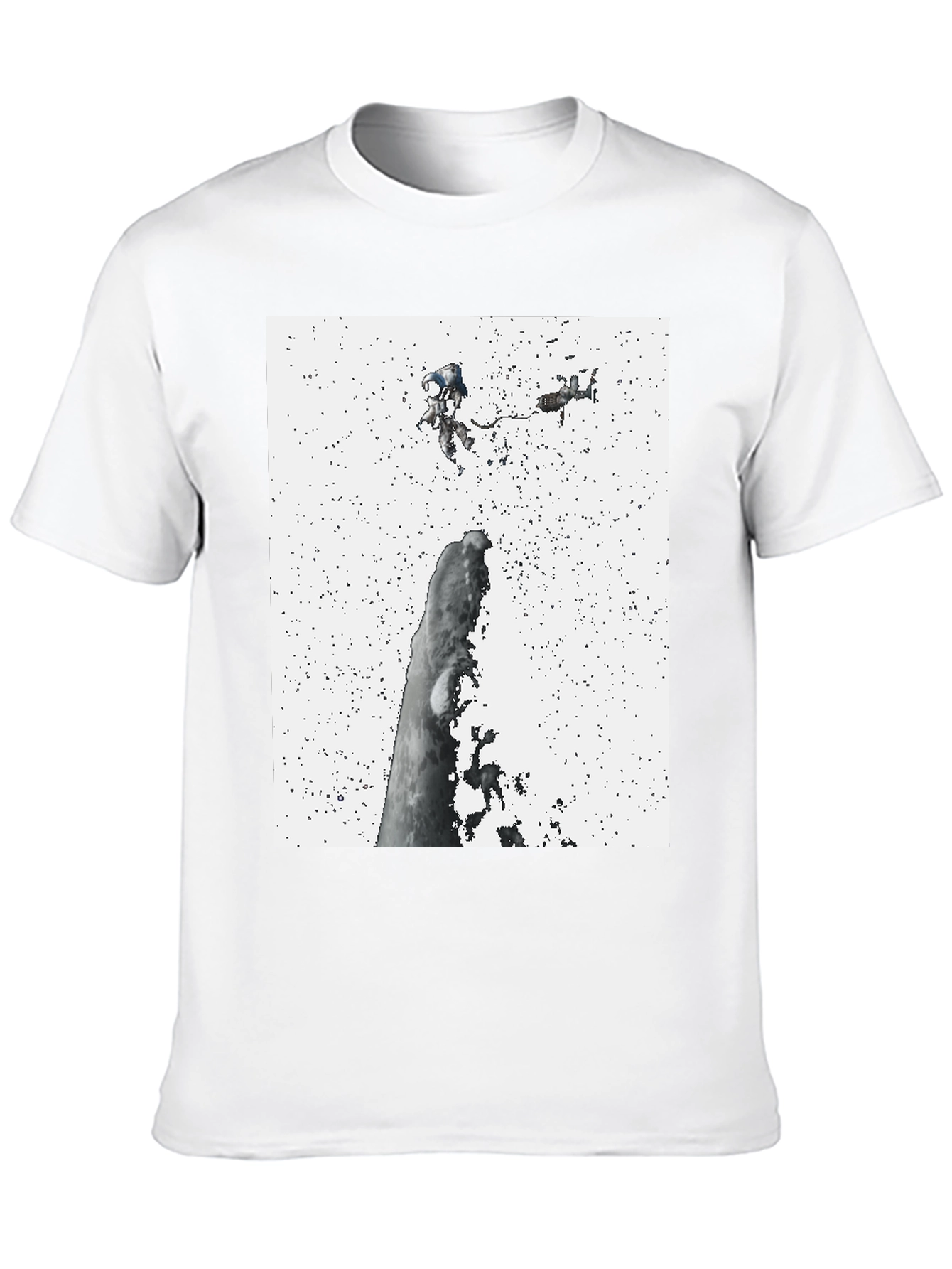 Black Astronauts in Space Black Tee view 10