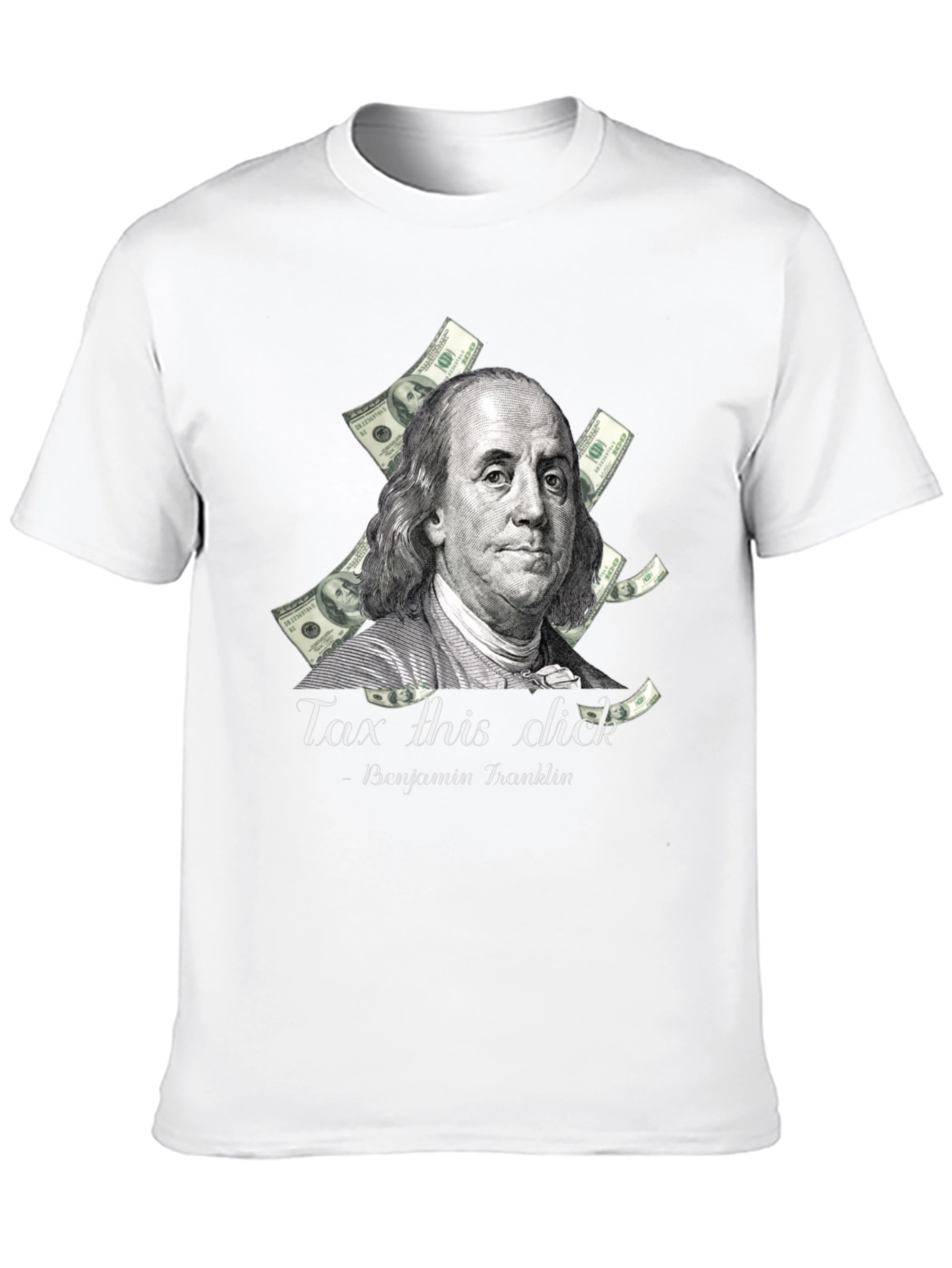 Black Tax This Dick Benjamin Franklin Graphic Tee view 10