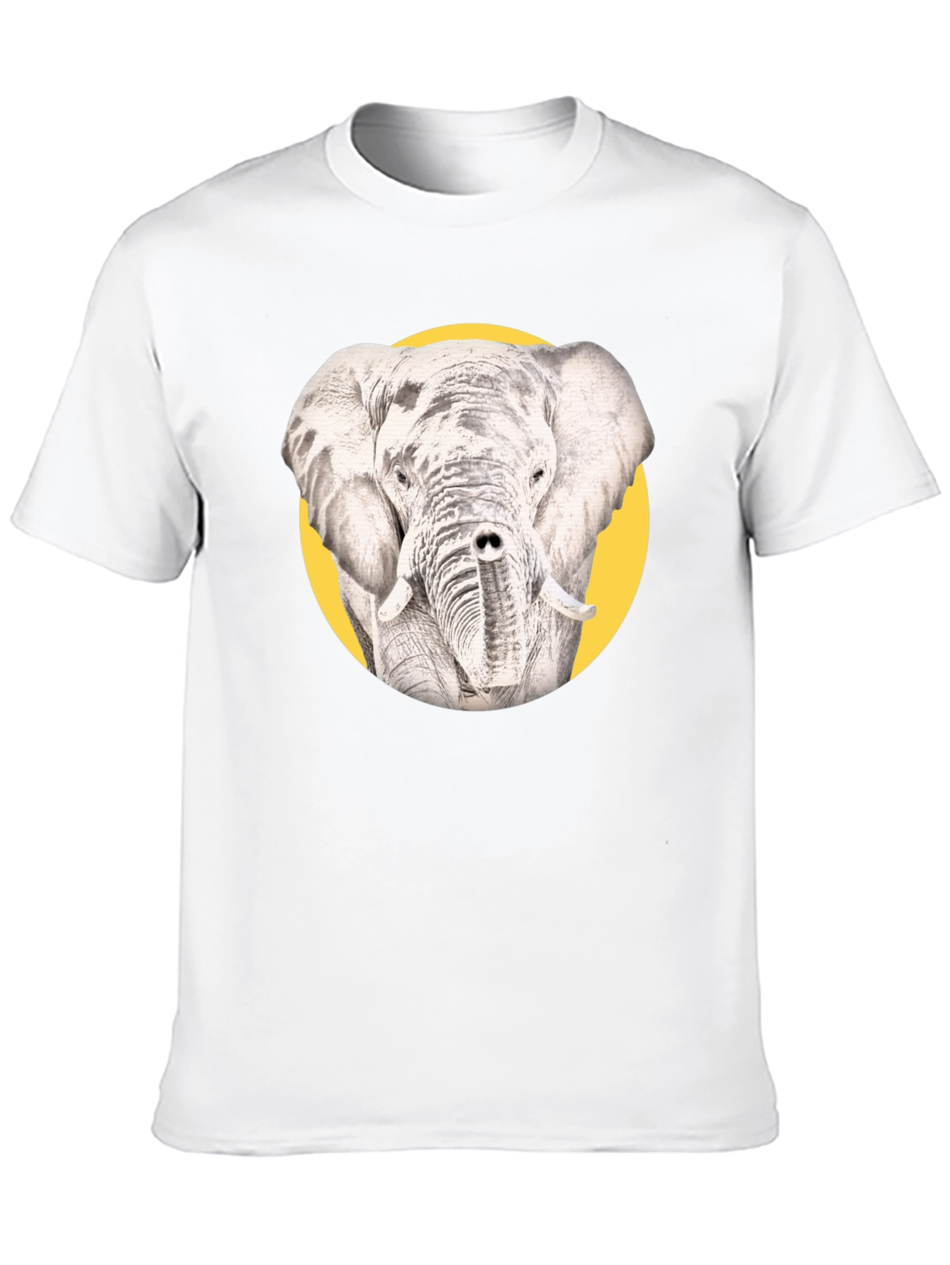 Black Elephant Graphic T-Shirt - Unique Design view 10