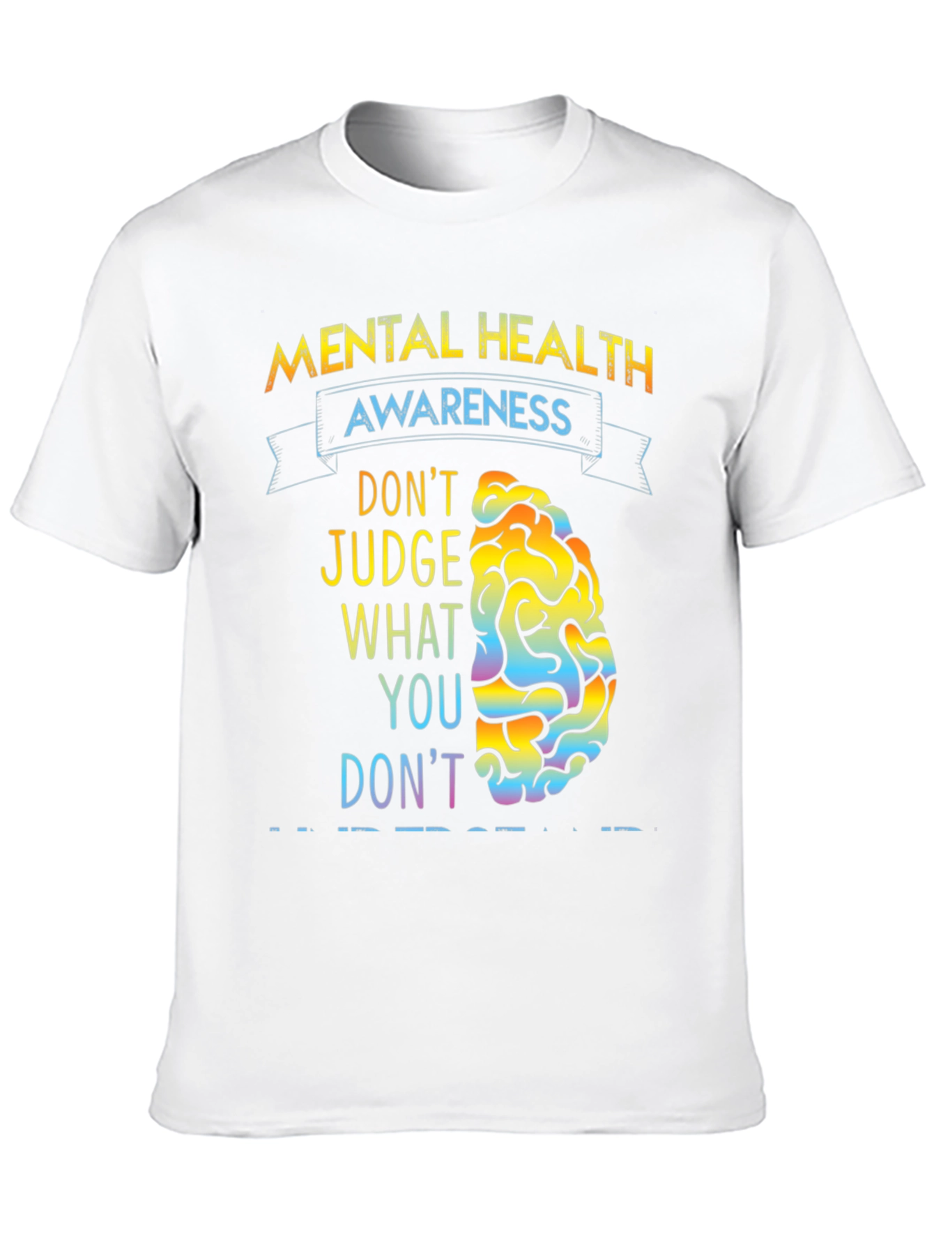 Black Mental Health Awareness T-Shirt view 10