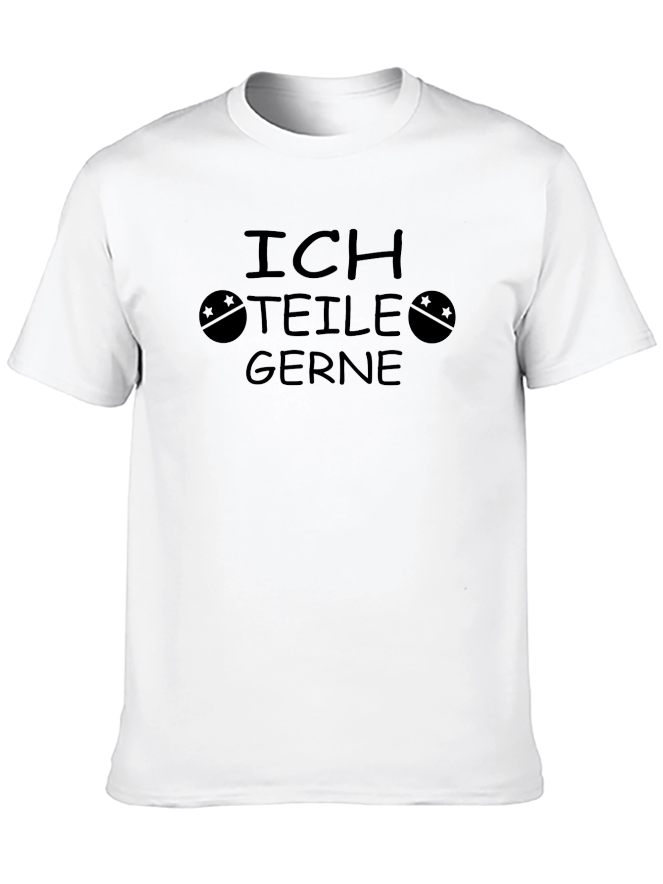 Ich Teile Gerne Graphic Tee - 10