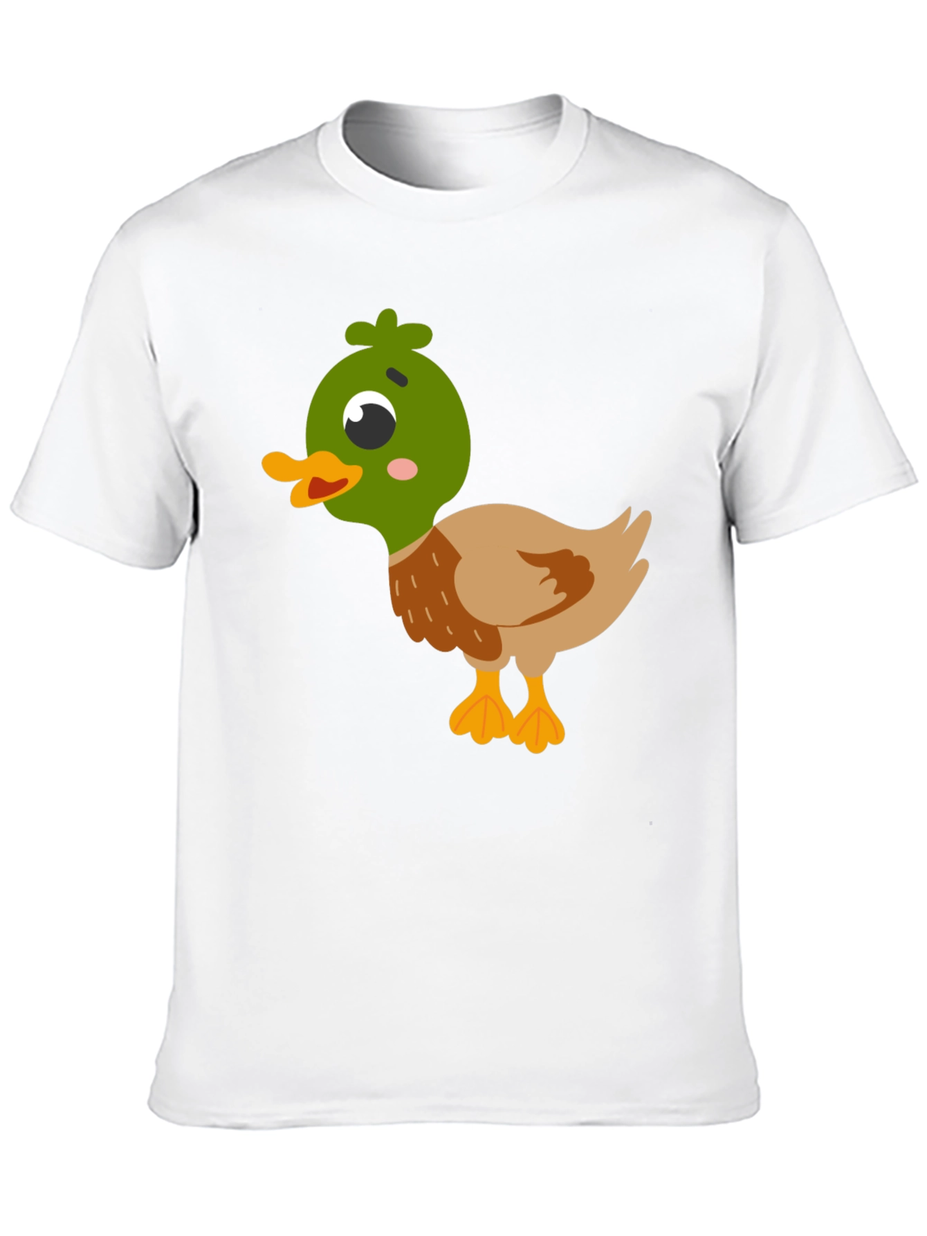 Black Duck Graphic T-Shirt - Cute Cartoon Tee view 10