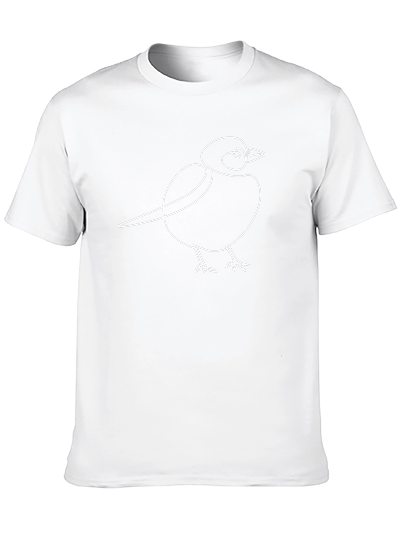 Minimalist Bird Graphic T-Shirt - Unisex - 10