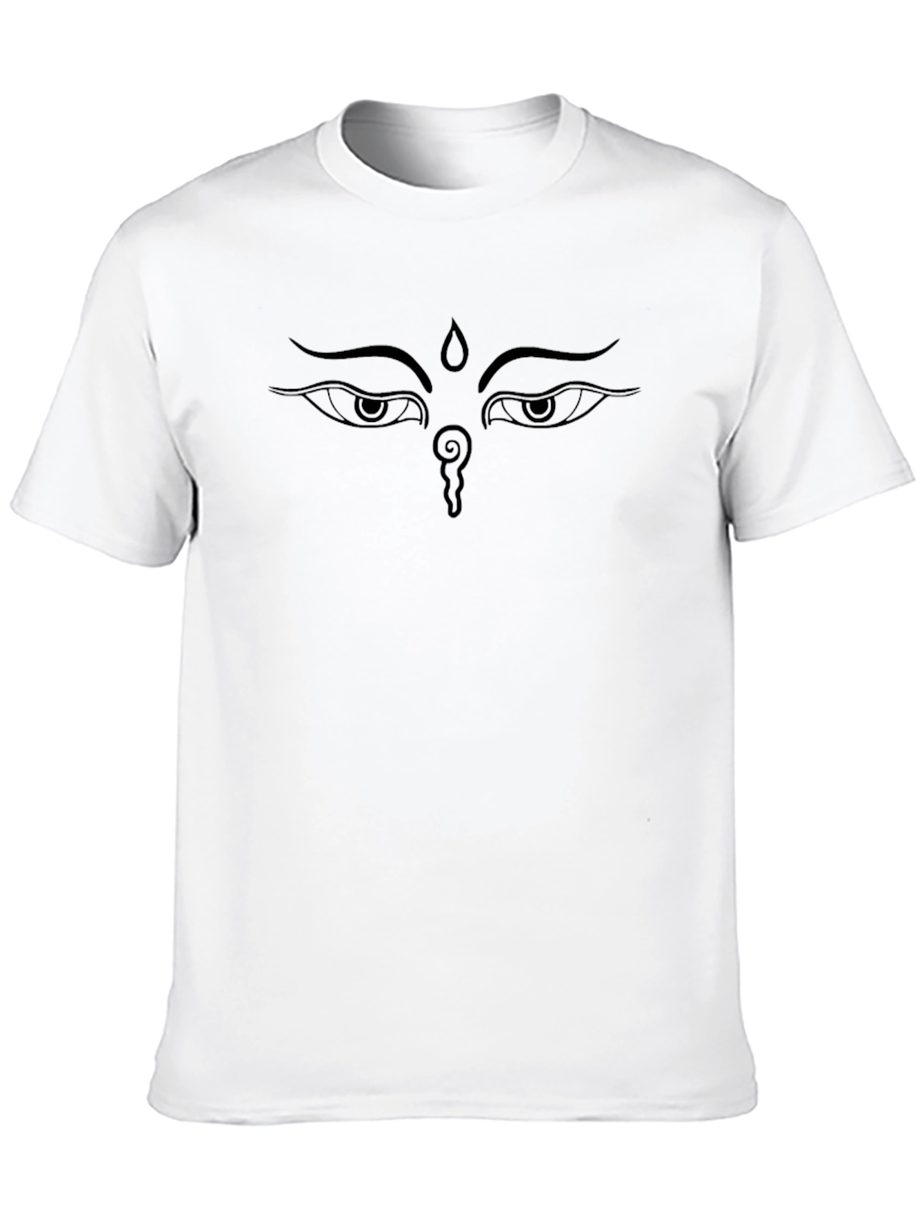 Black Black Buddha Eye Graphic Tee view 10
