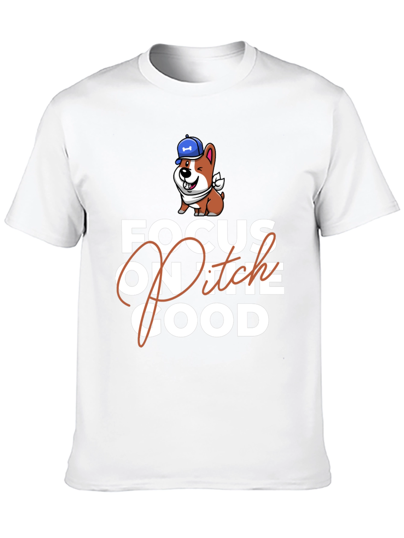 Black Focus on the Good Graphic Tee view 10