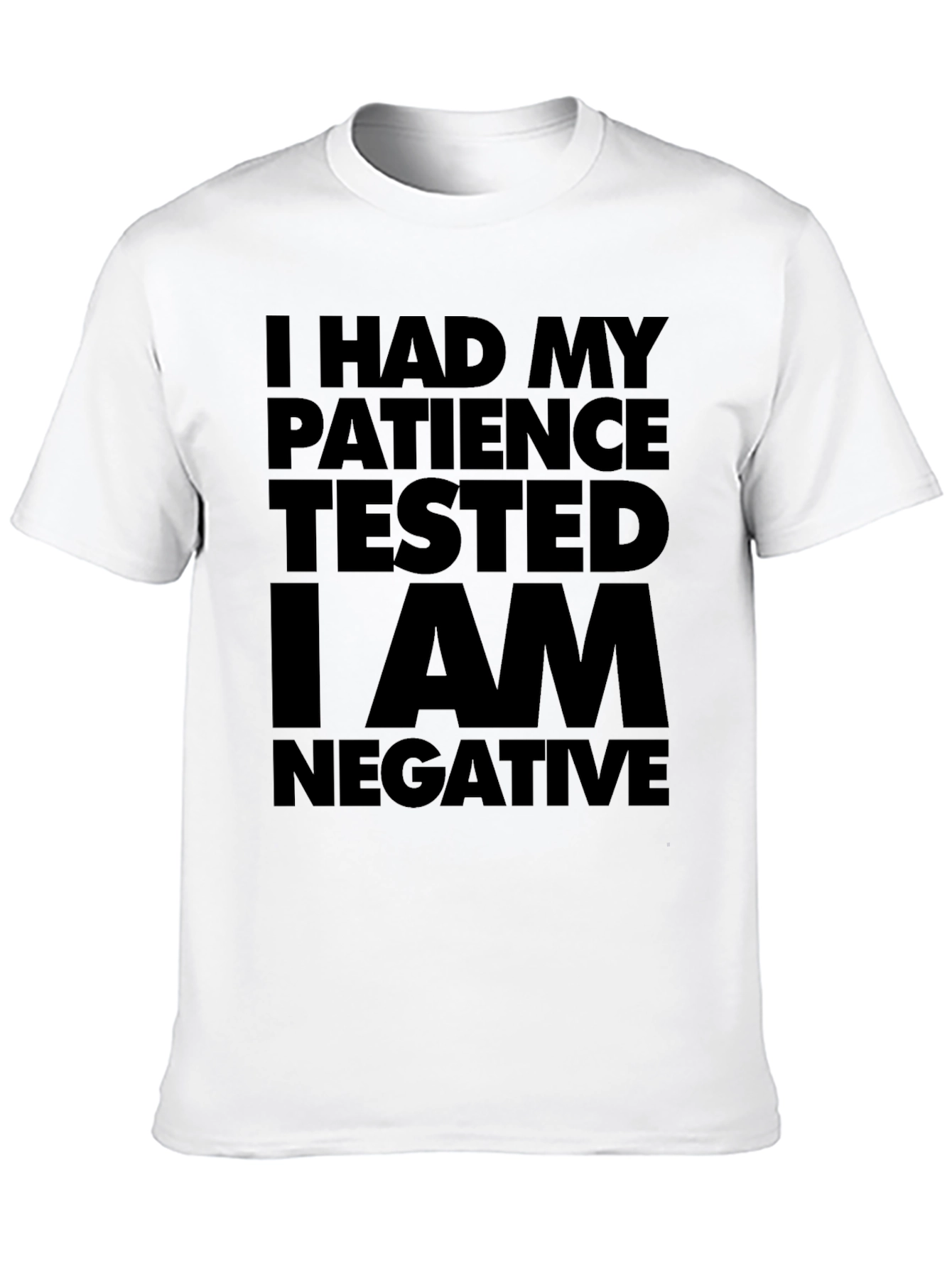 Black Patience Tested Funny Graphic T-Shirt view 10