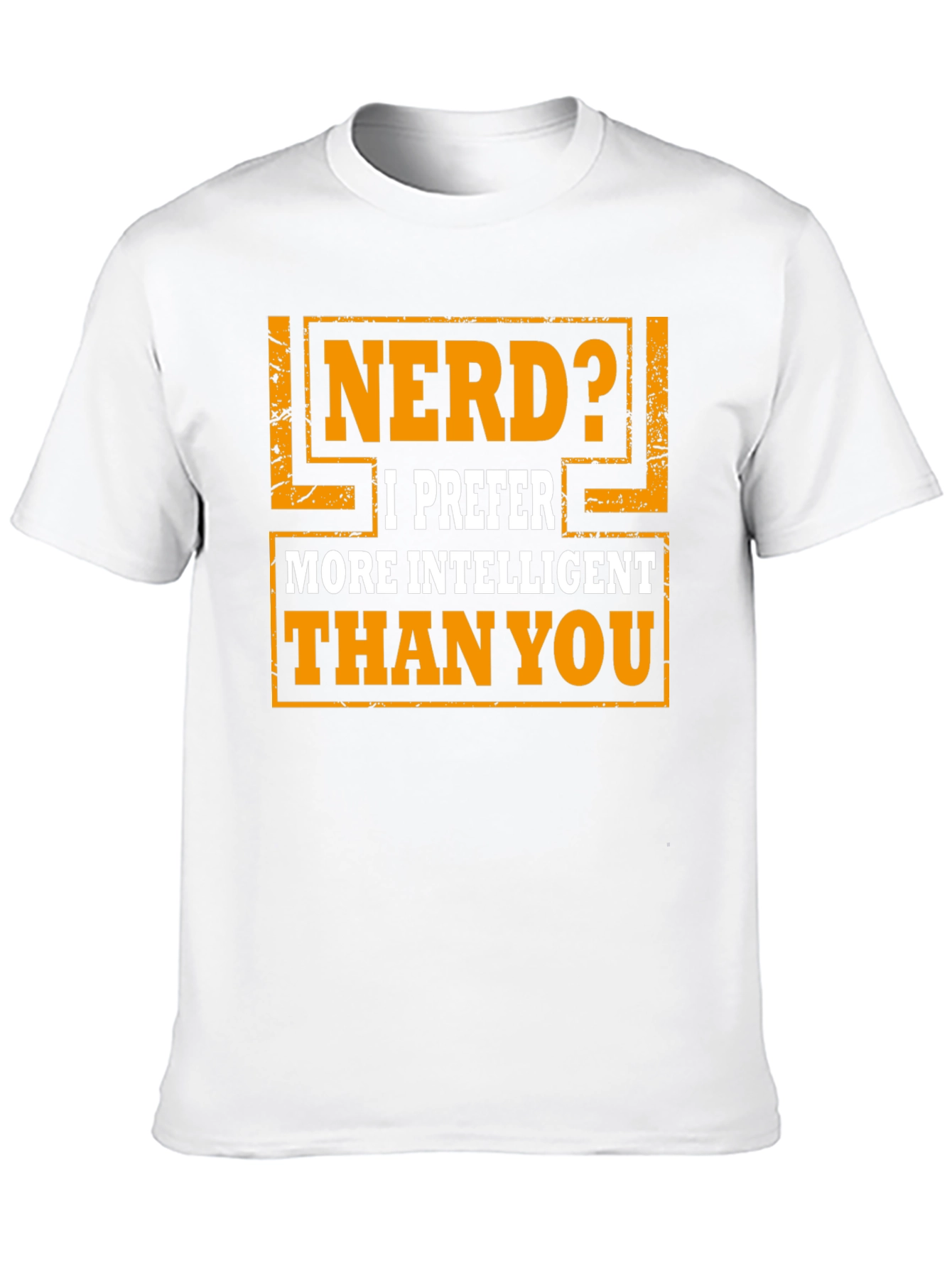 Black Nerd? Intelligent T-Shirt - Funny Graphic Tee view 10