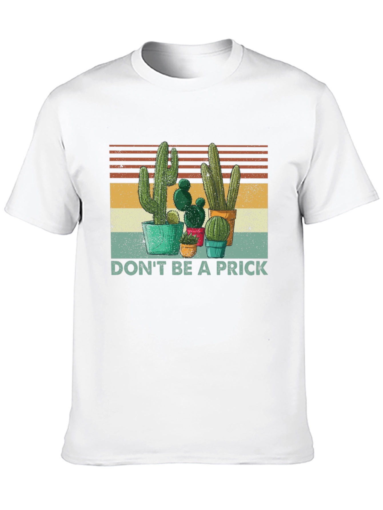 Black Cactus Graphic Tee - Don't Be A Prick T-Shirt view 10