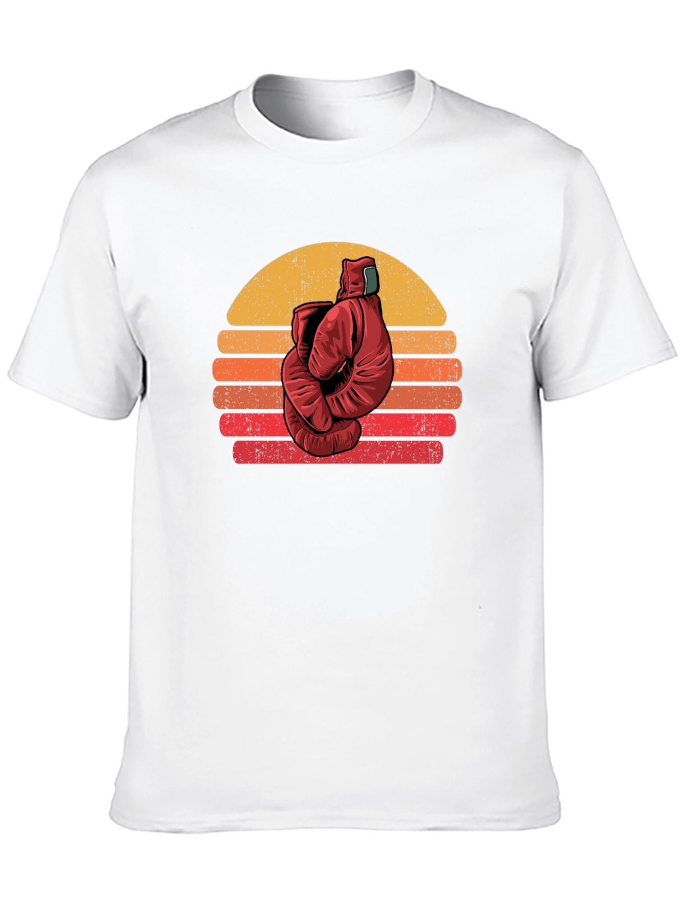 Black Retro Boxing Glove Graphic Tee view 10