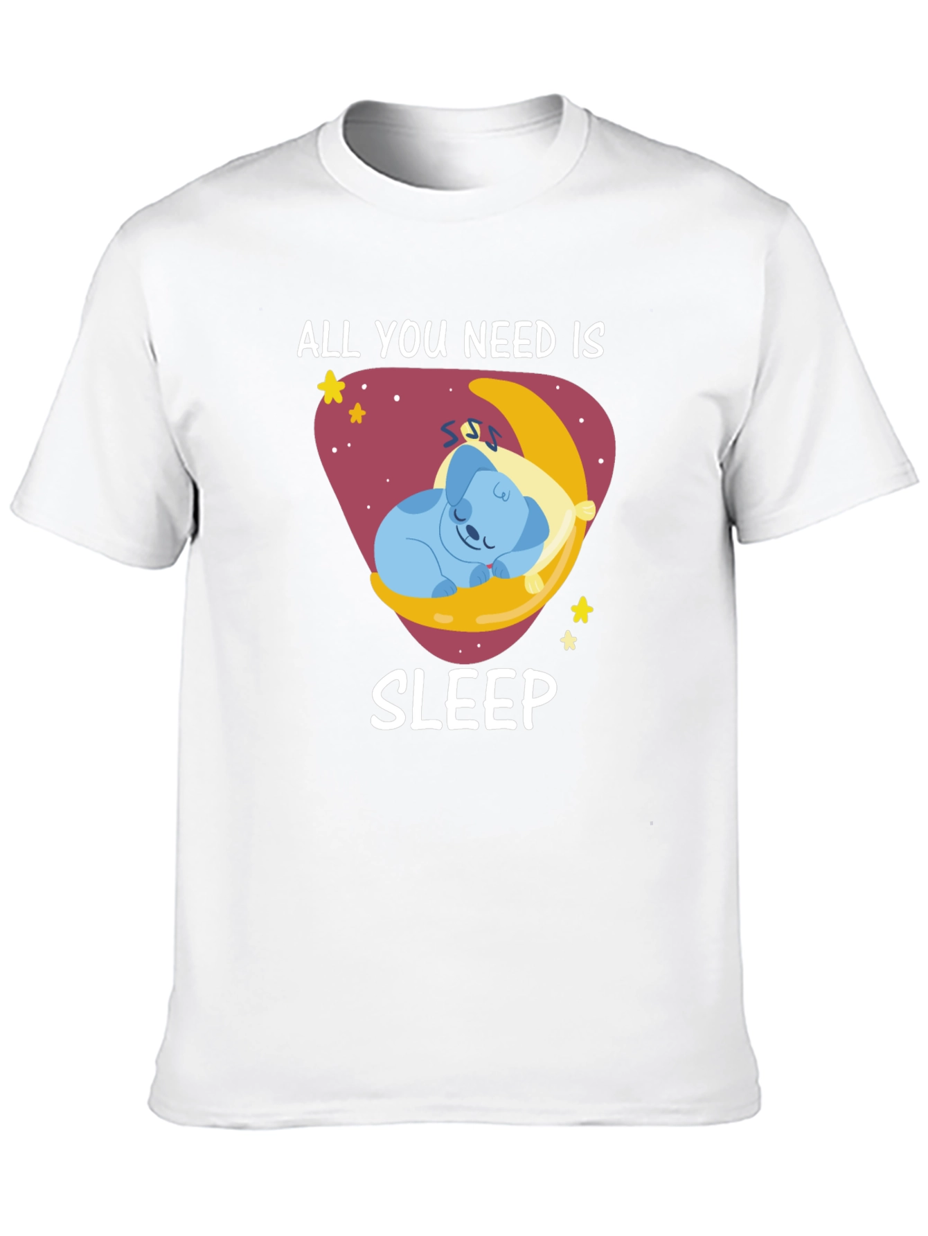 Black All You Need Is Sleep T-Shirt view 10
