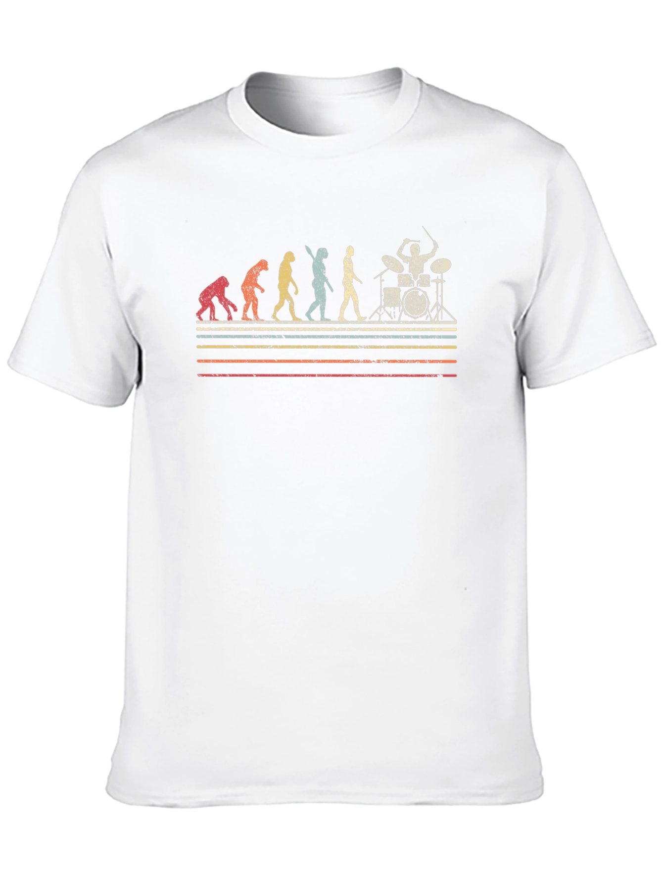 Black Evolution of Drummer T-Shirt view 10