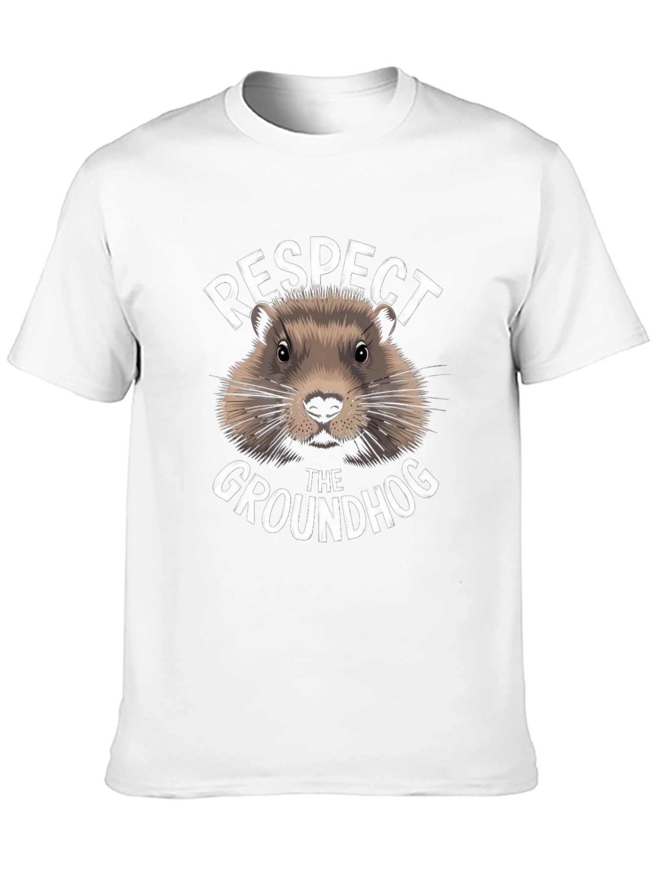 Black Respect the Groundhog Graphic T-Shirt view 10