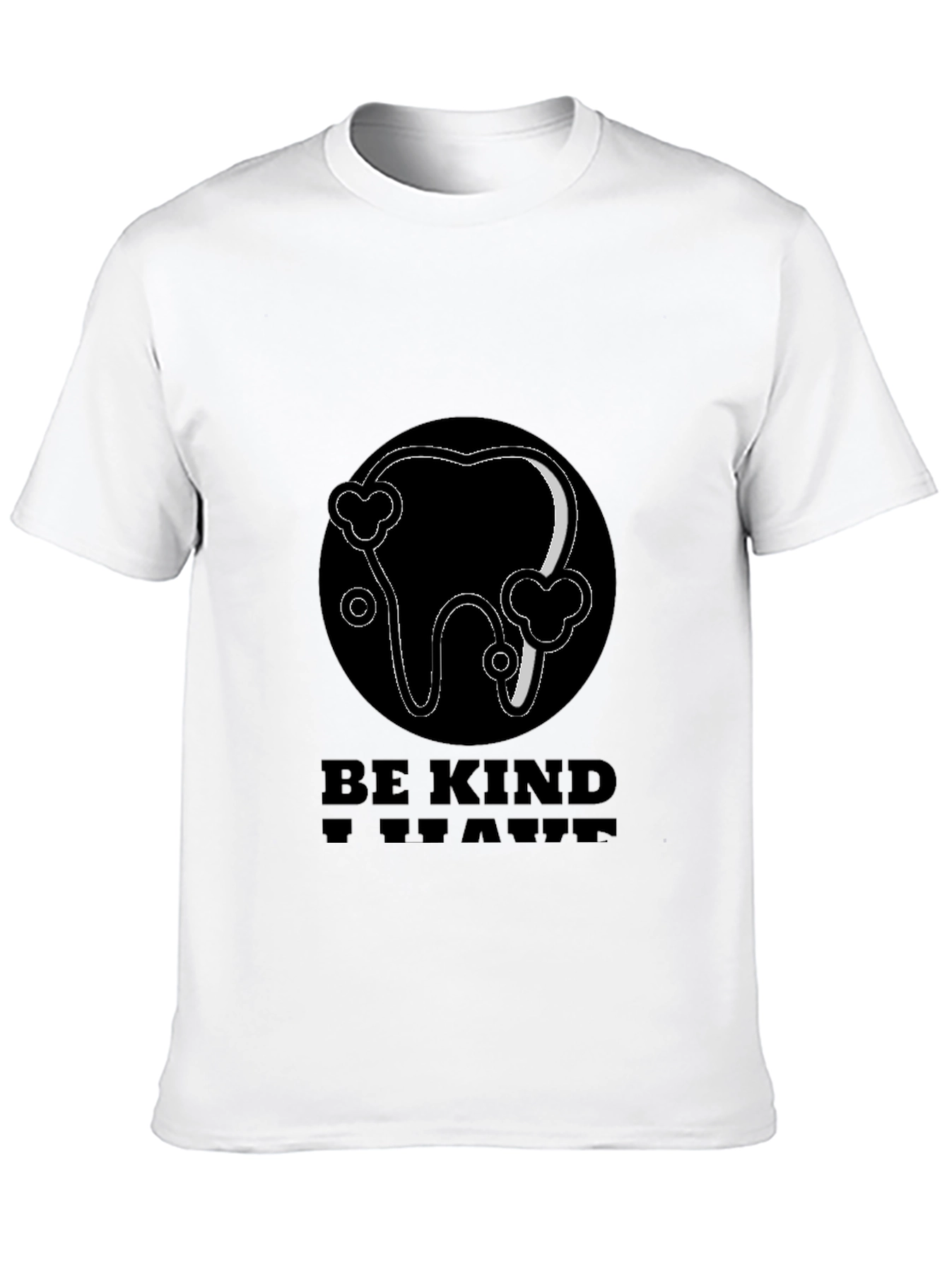 Black Be Kind T-Shirt - Dental Hygiene Graphic Tee view 10