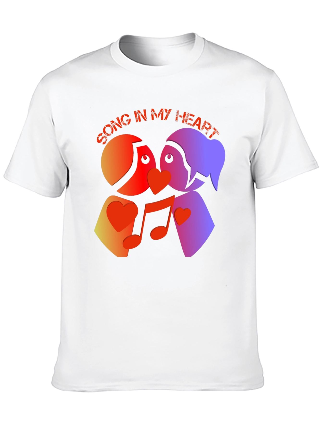 Black Song in My Heart Graphic Tee - Trendy Music Lover Shirt view 10