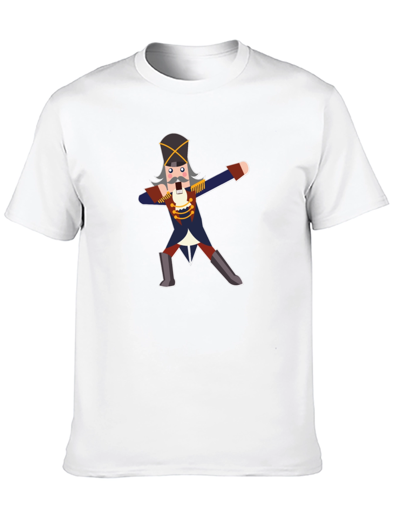 Black Nutcracker Dabbing Graphic T-Shirt view 10